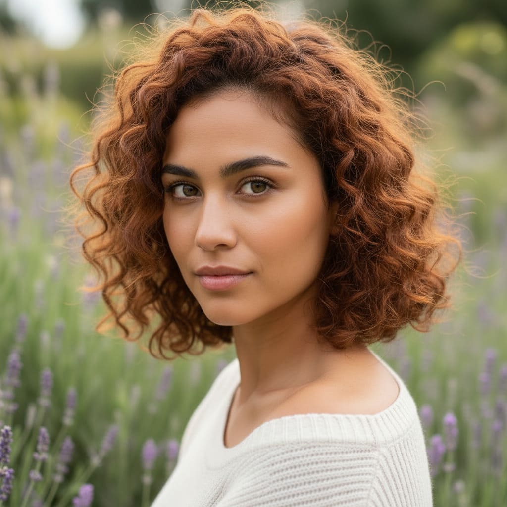 Court bouclé après