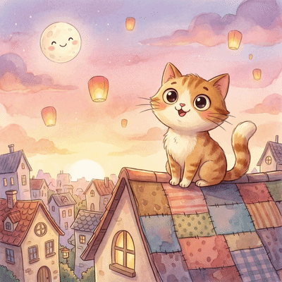 Animated AI drawing result