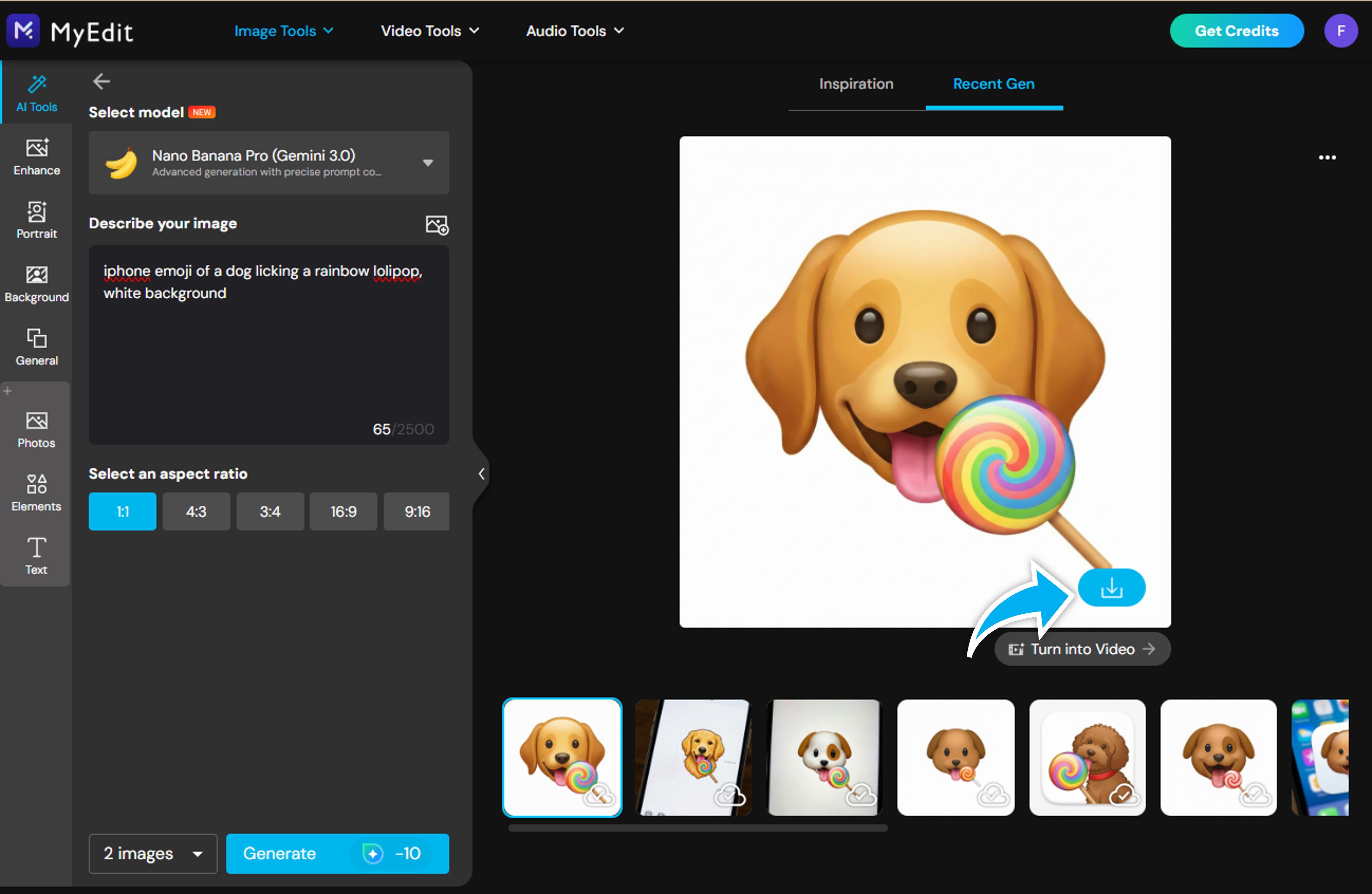 Générer un emoji personnalisé avec l’IA