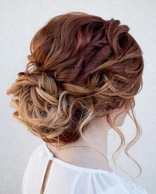 Curly Low Bun
