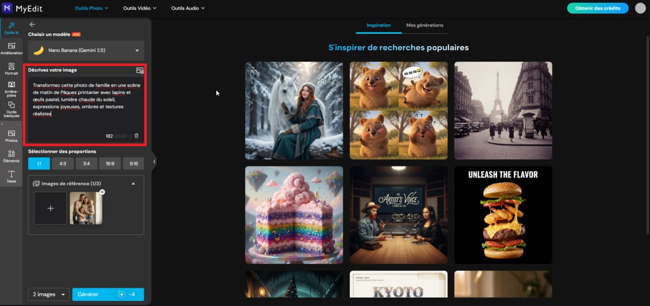 Saisir le prompt de Pâques pour l'IA