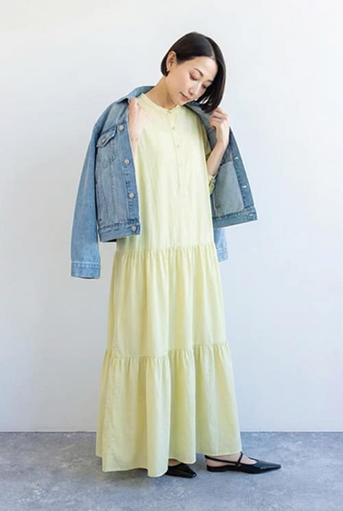 お花見デートコーデ