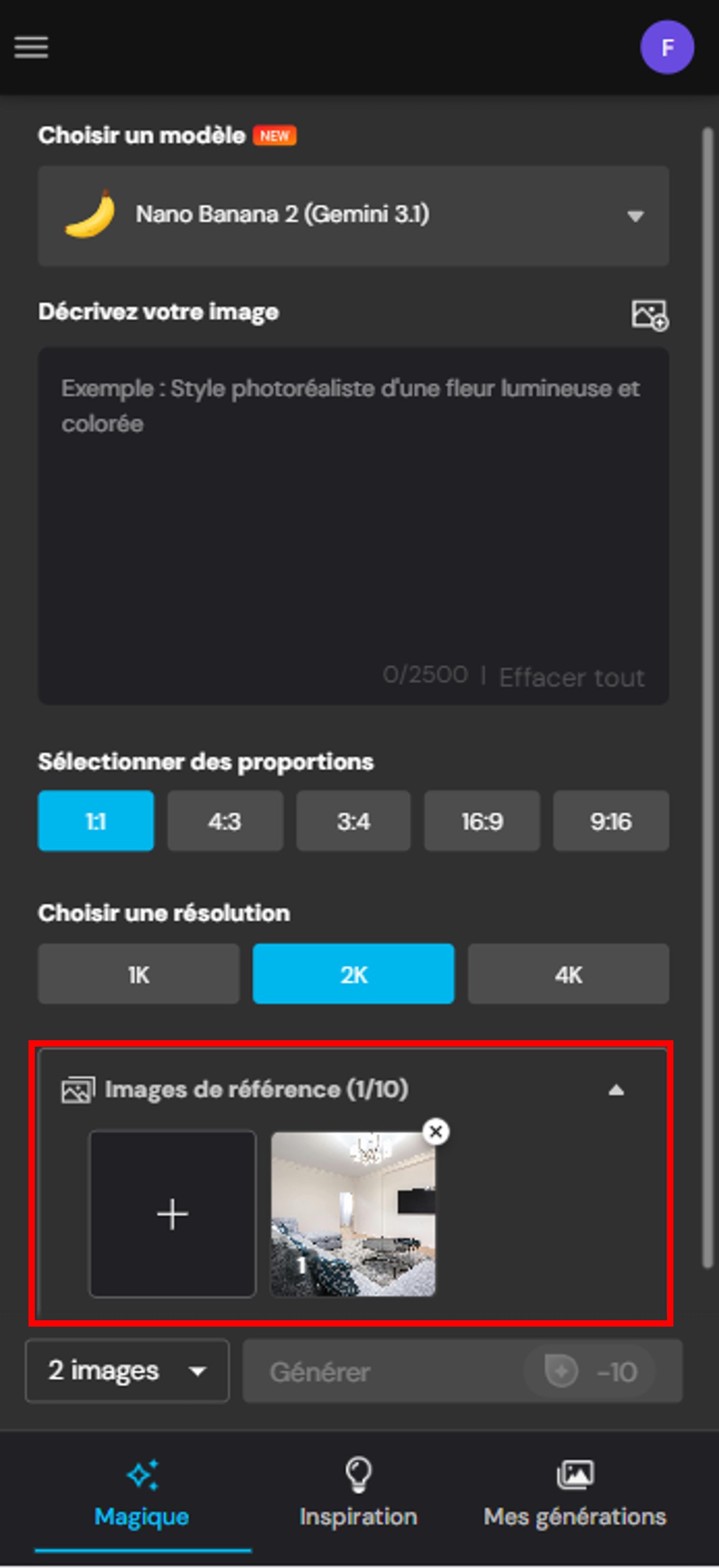 Tutoriel MyEdit étape 2