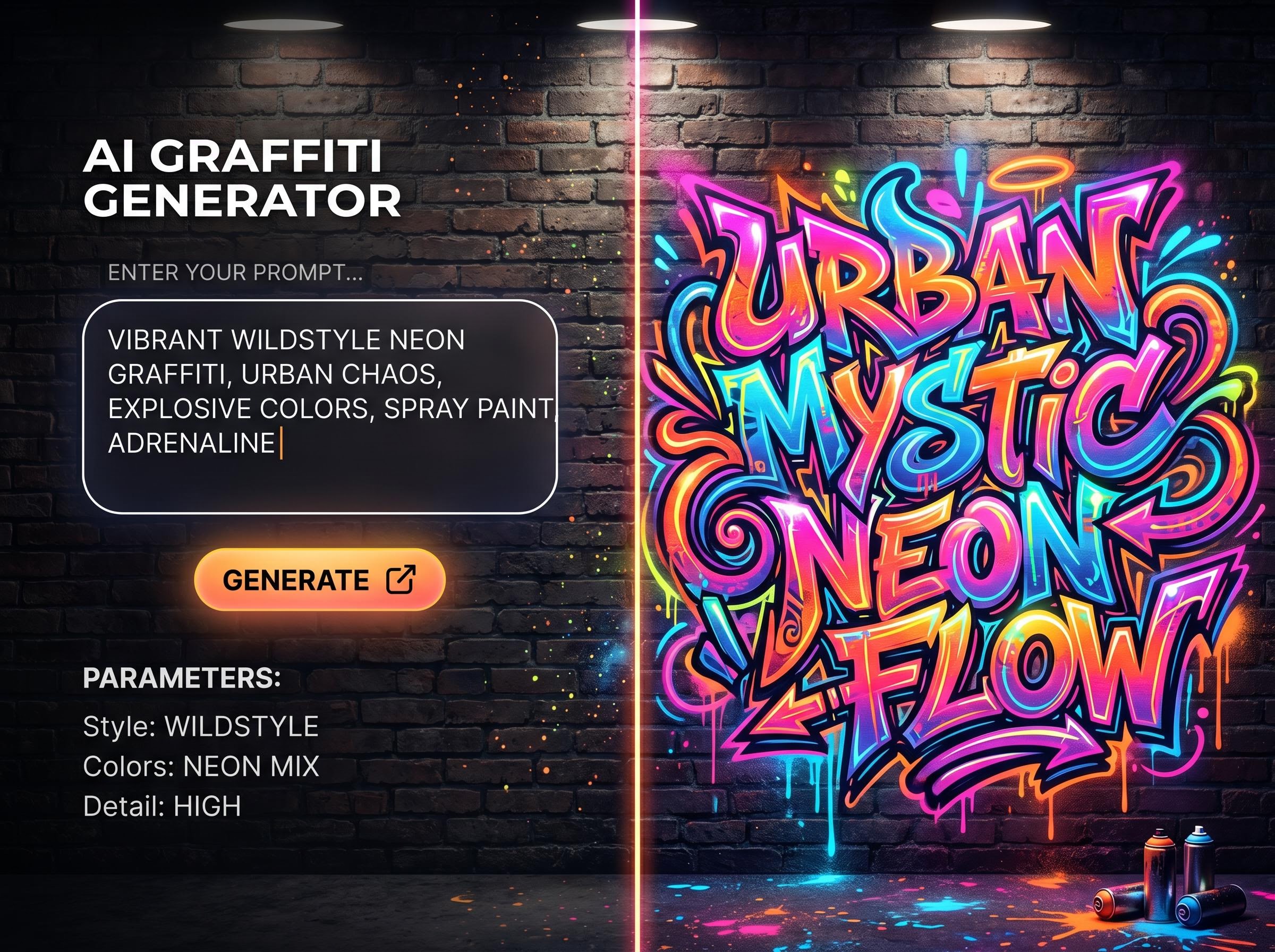 Graffiti Generator: Create AI Graffiti Art Online for Free