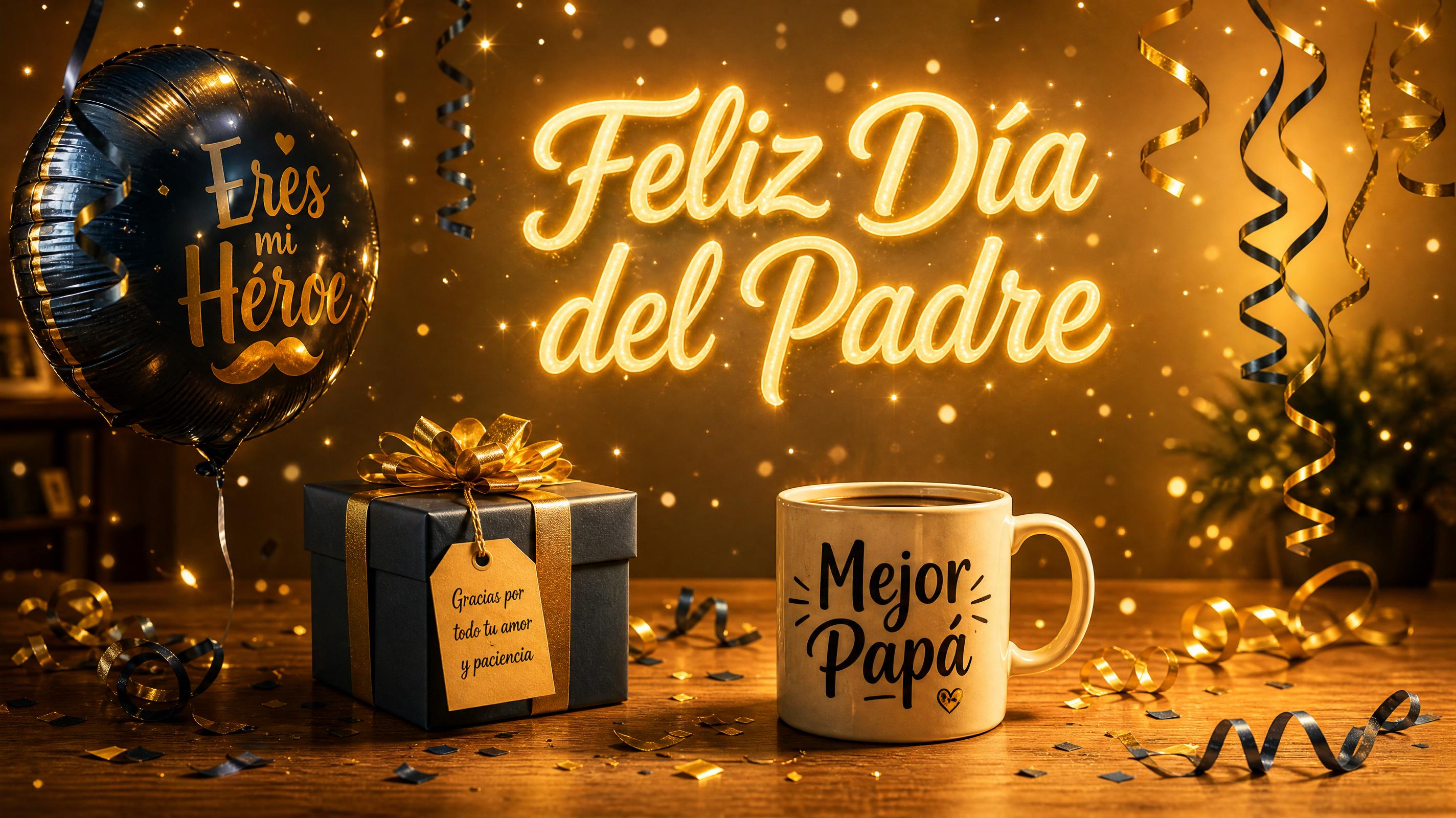 Imagen del Día del Padre diseñada para animarse a video con IA