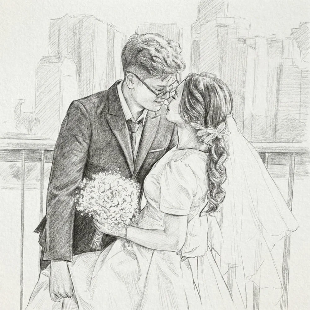 AI-generated image from drawing prompt