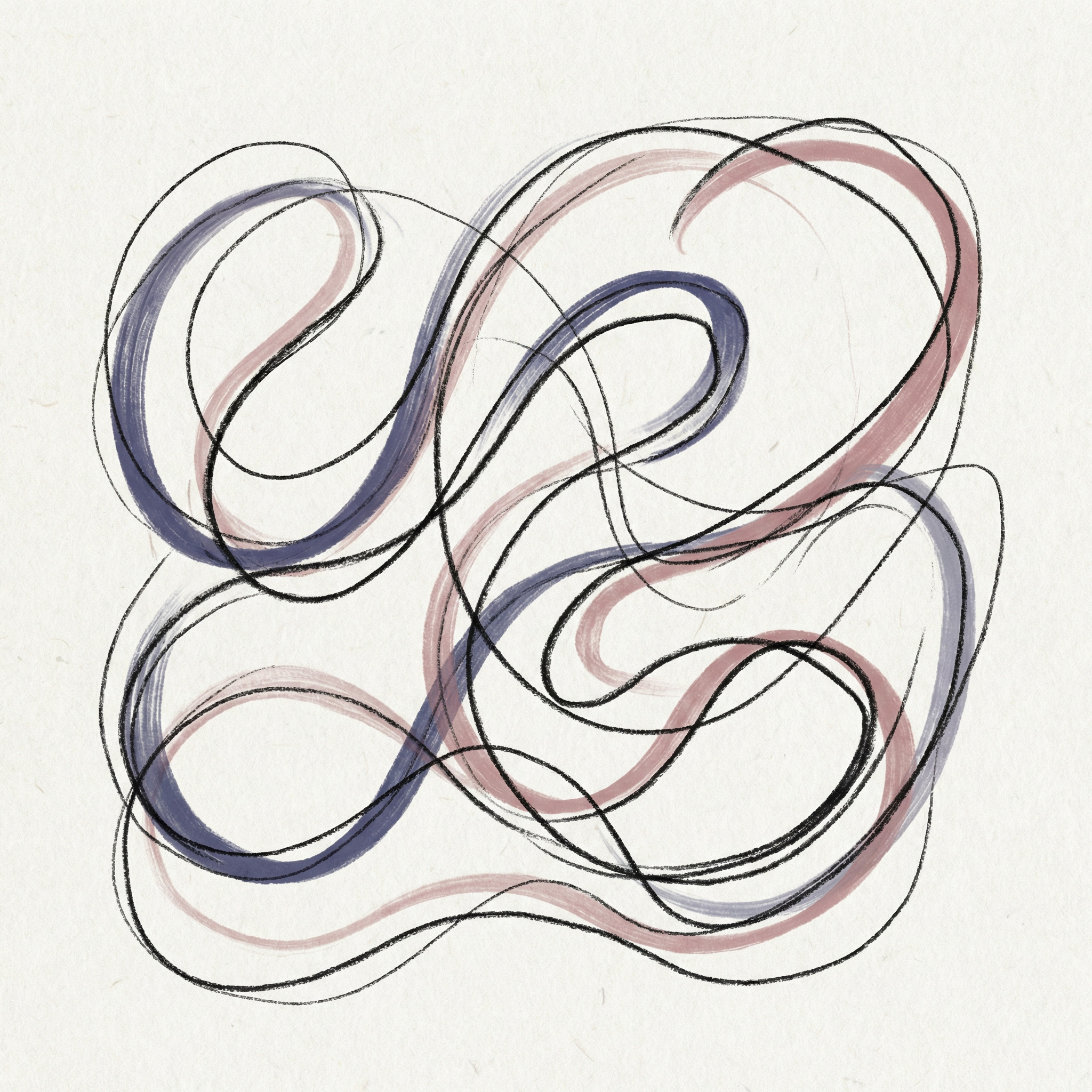 Art de dessin en lignes abstraites