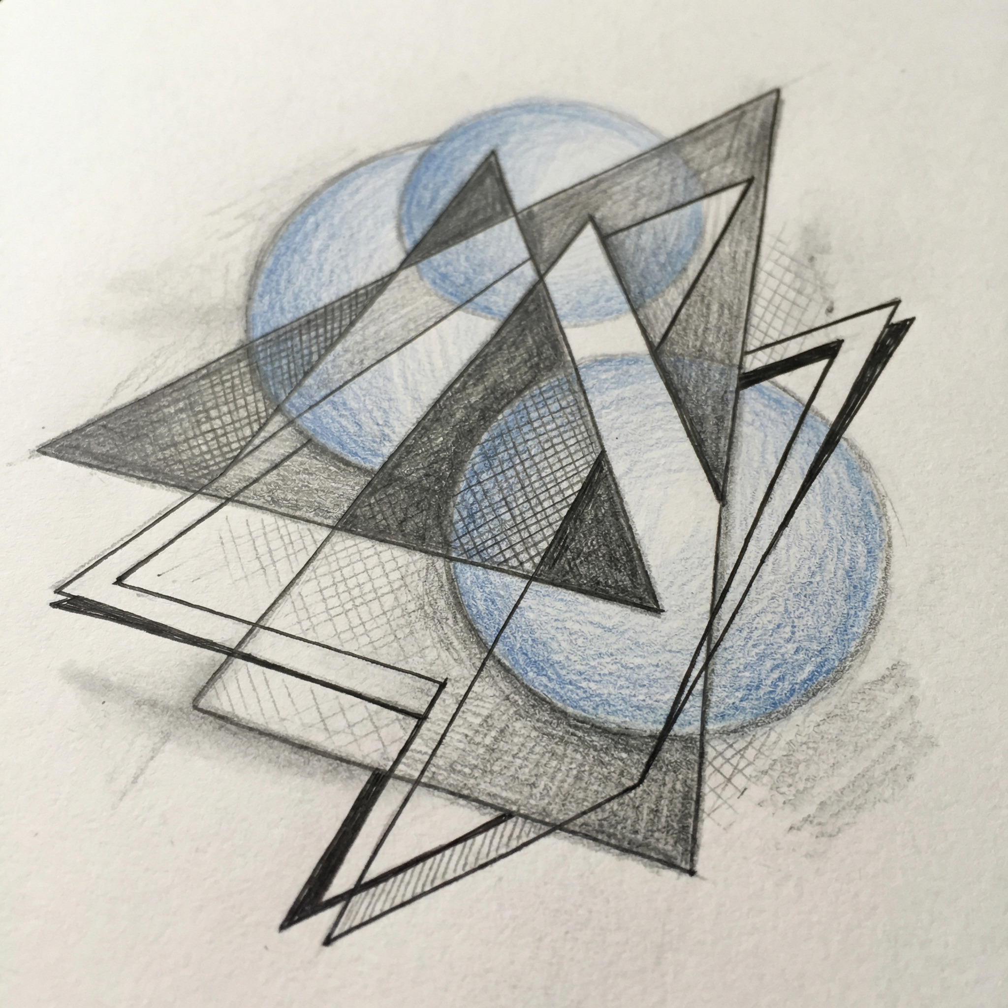 Dessin de croquis géométrique