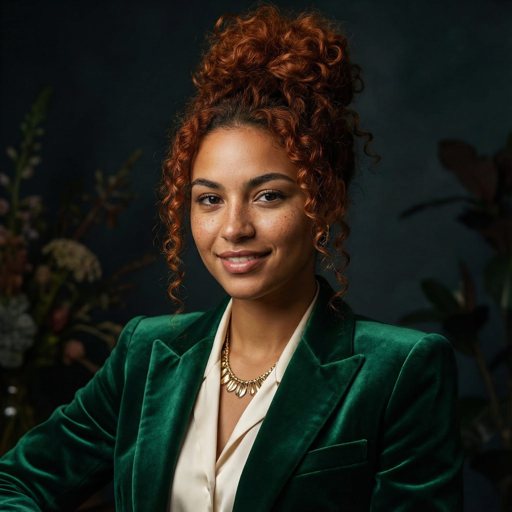 Portrait IA généré après