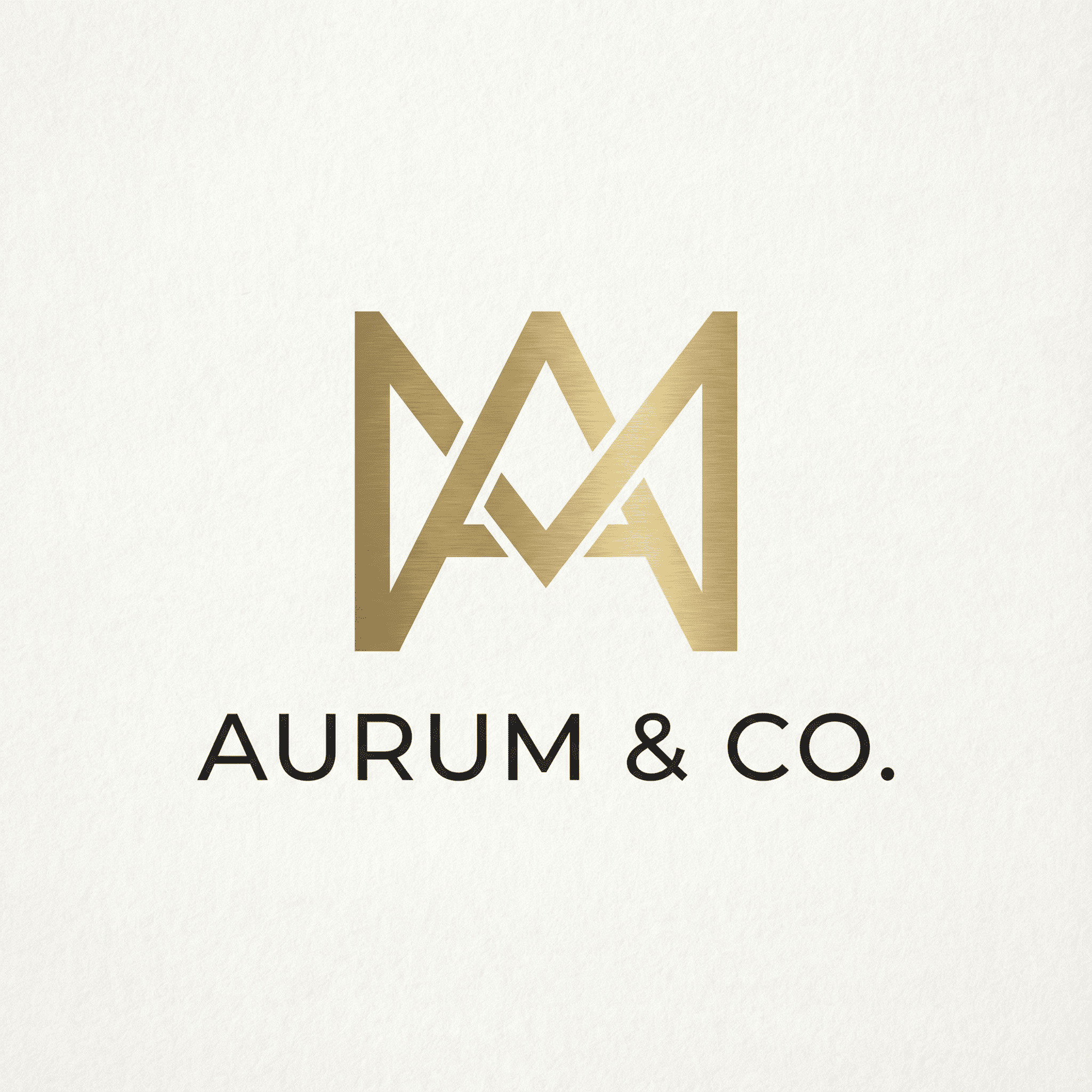 Elegant letter-based minimal logo AI-generated design