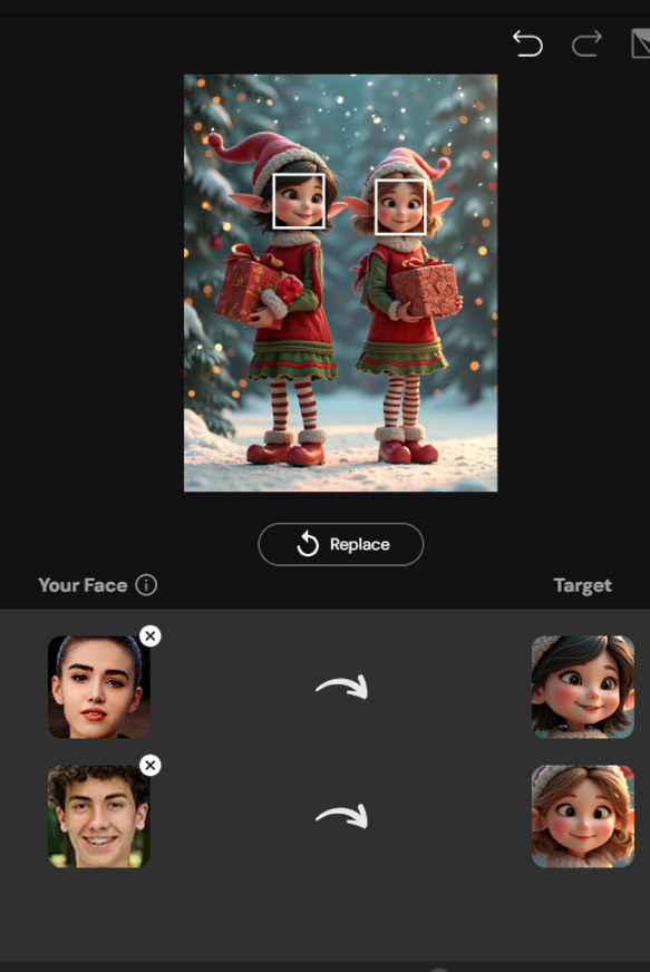 Create Elf Yourself Photo Online Step 3