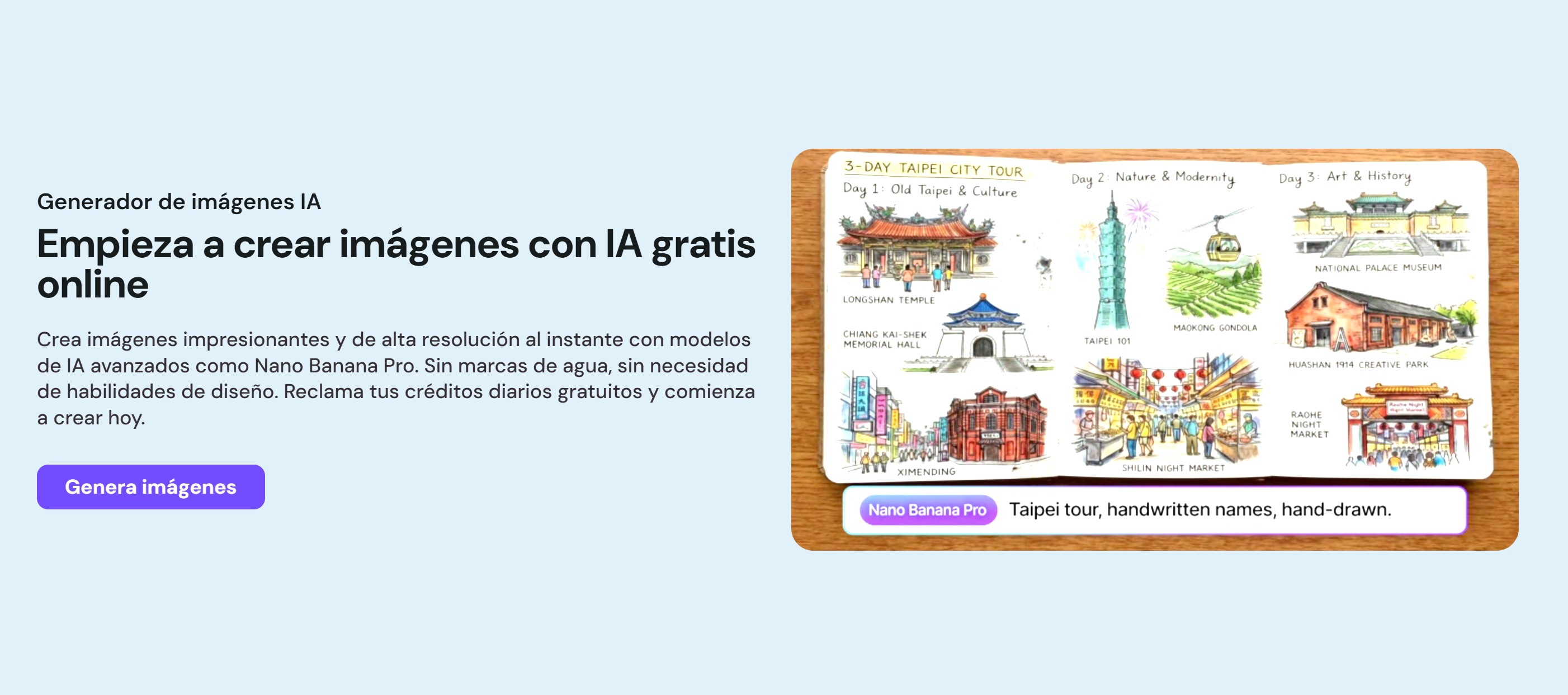 Acceder al Generador de Imágenes IA para editar texto