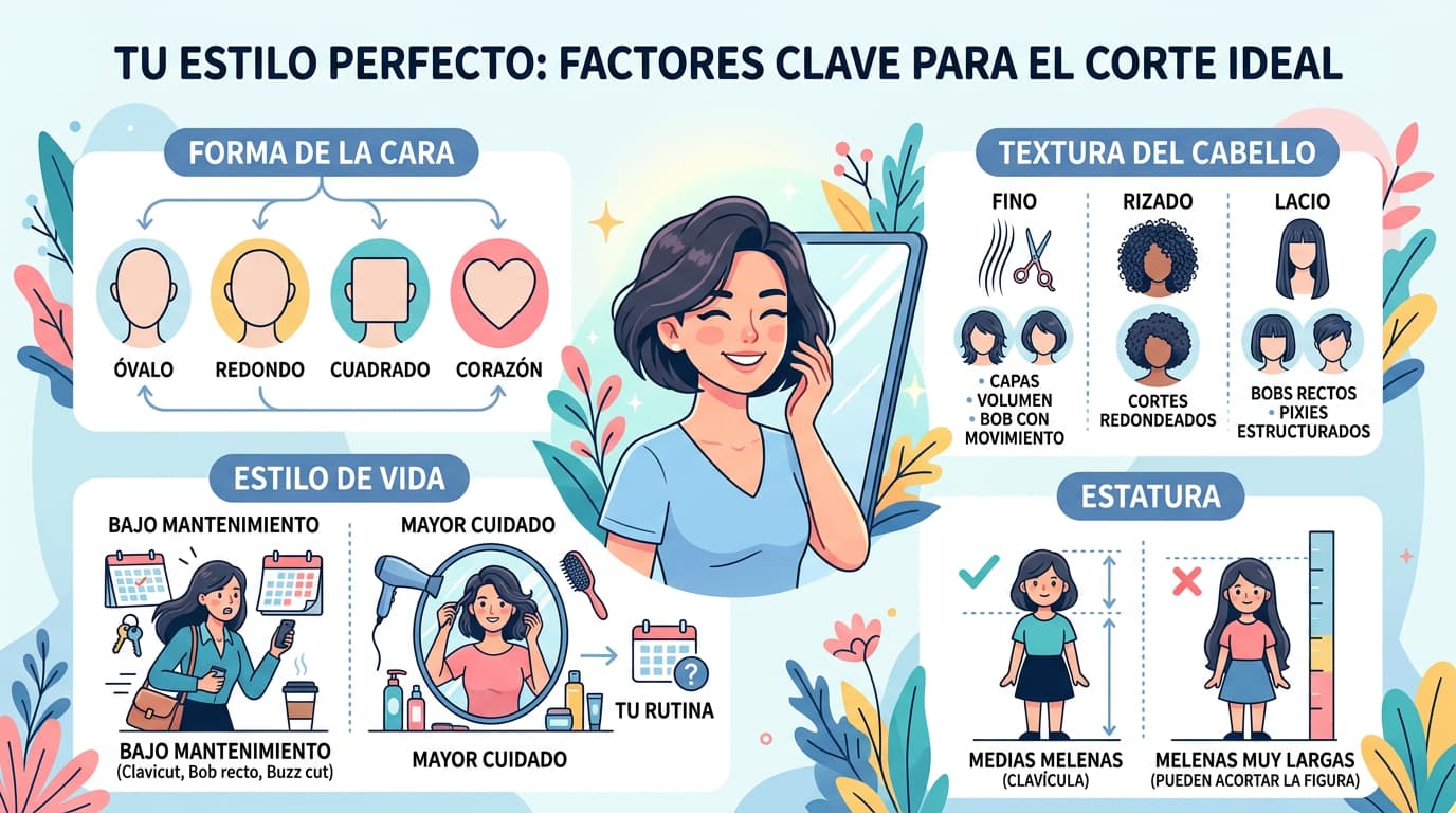 Factores que influyen en el corte de pelo ideal