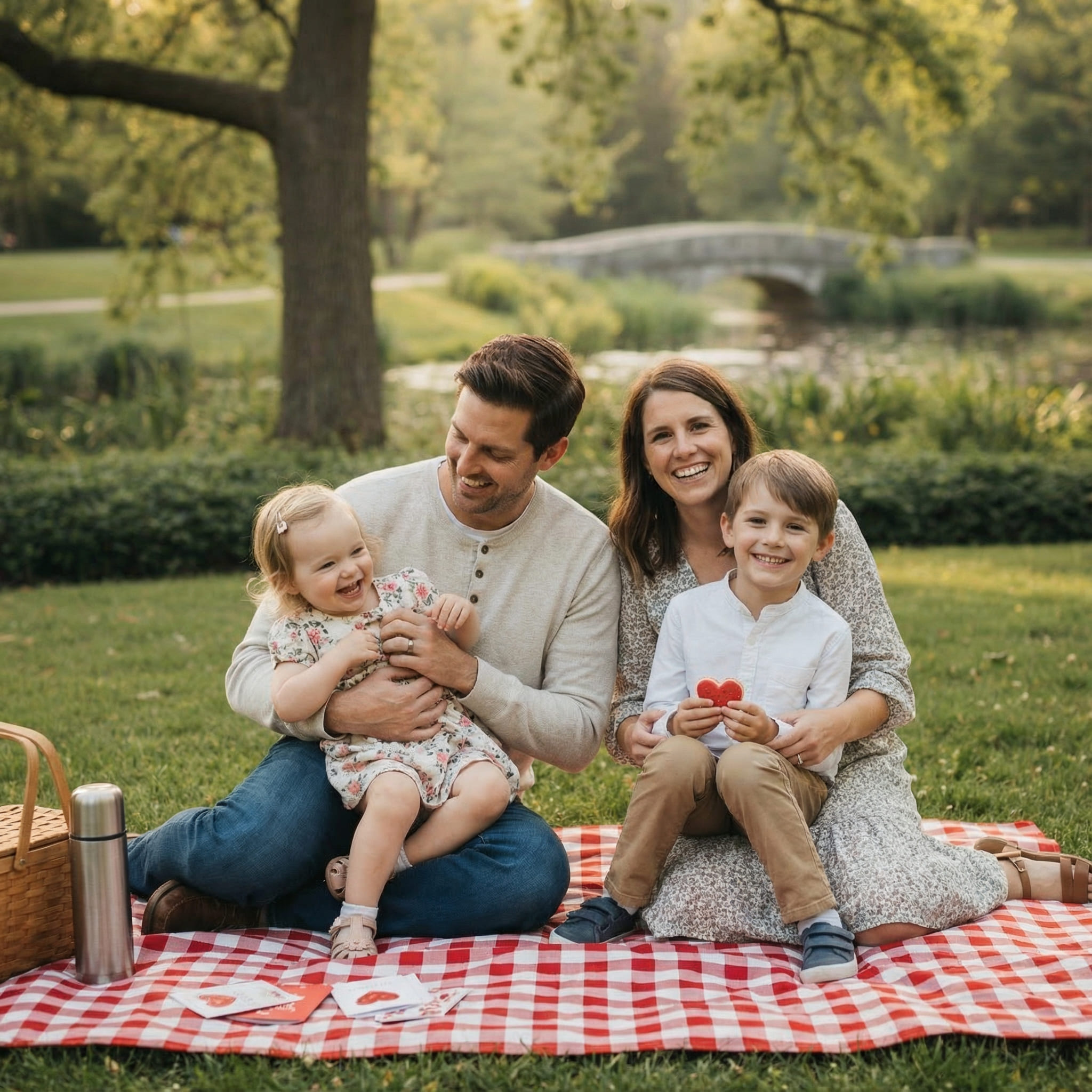 Generated AI Family Portrait After