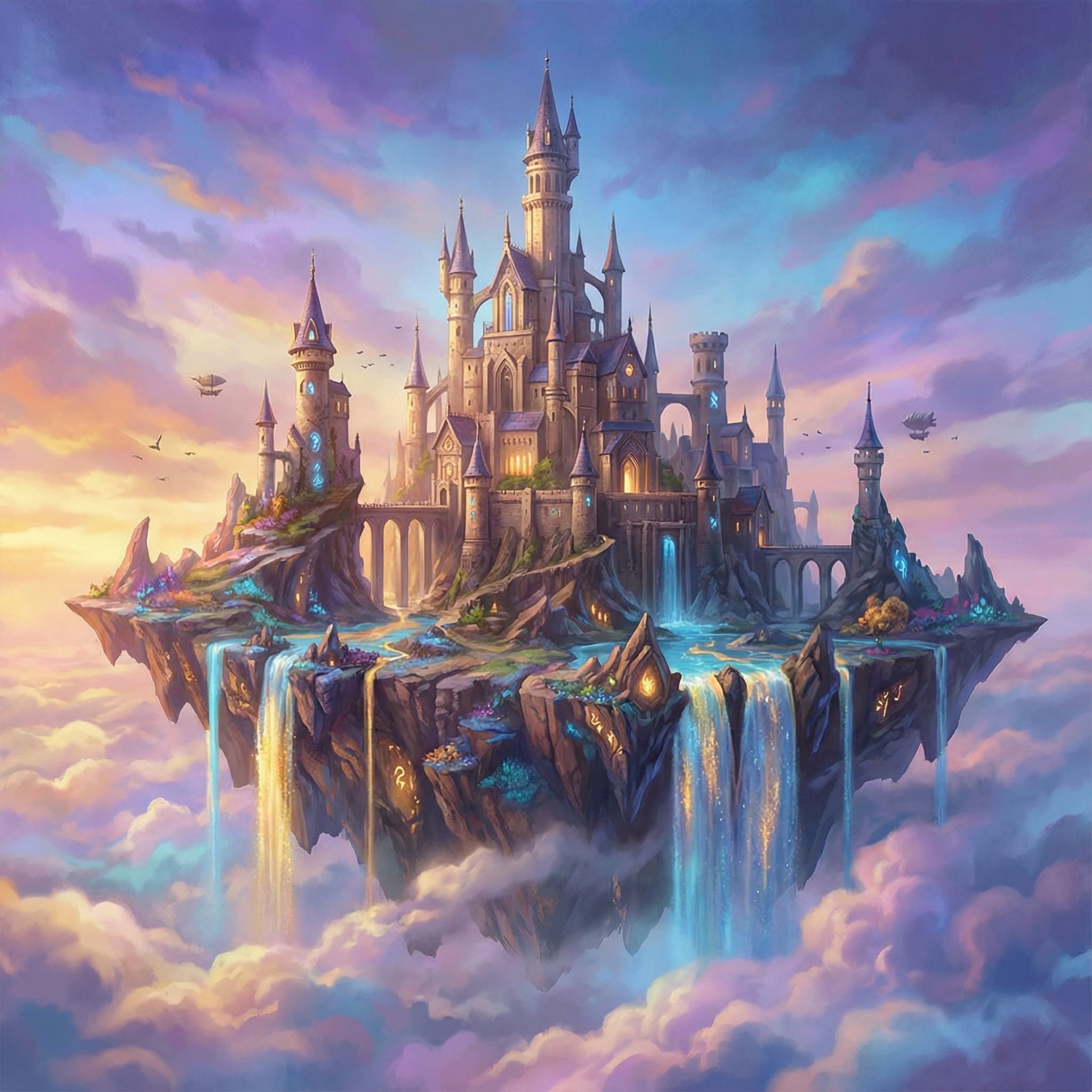 Epic Fantasy Castle AI Image