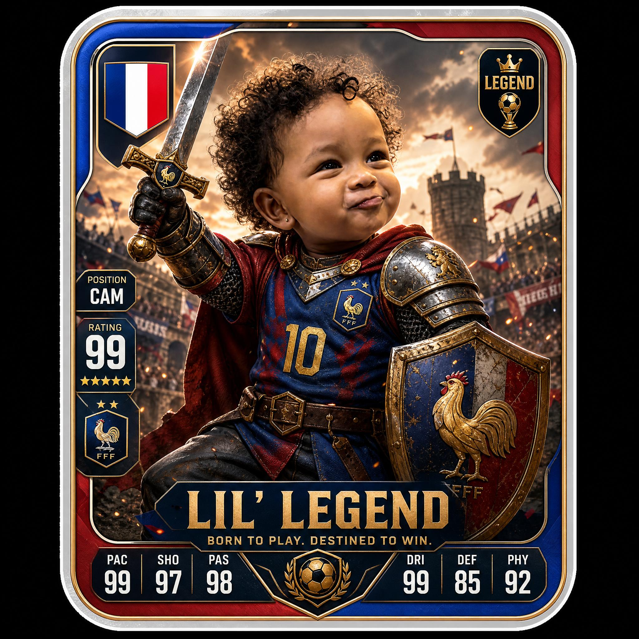 Fantasy Football Warrior Sticker Prompt