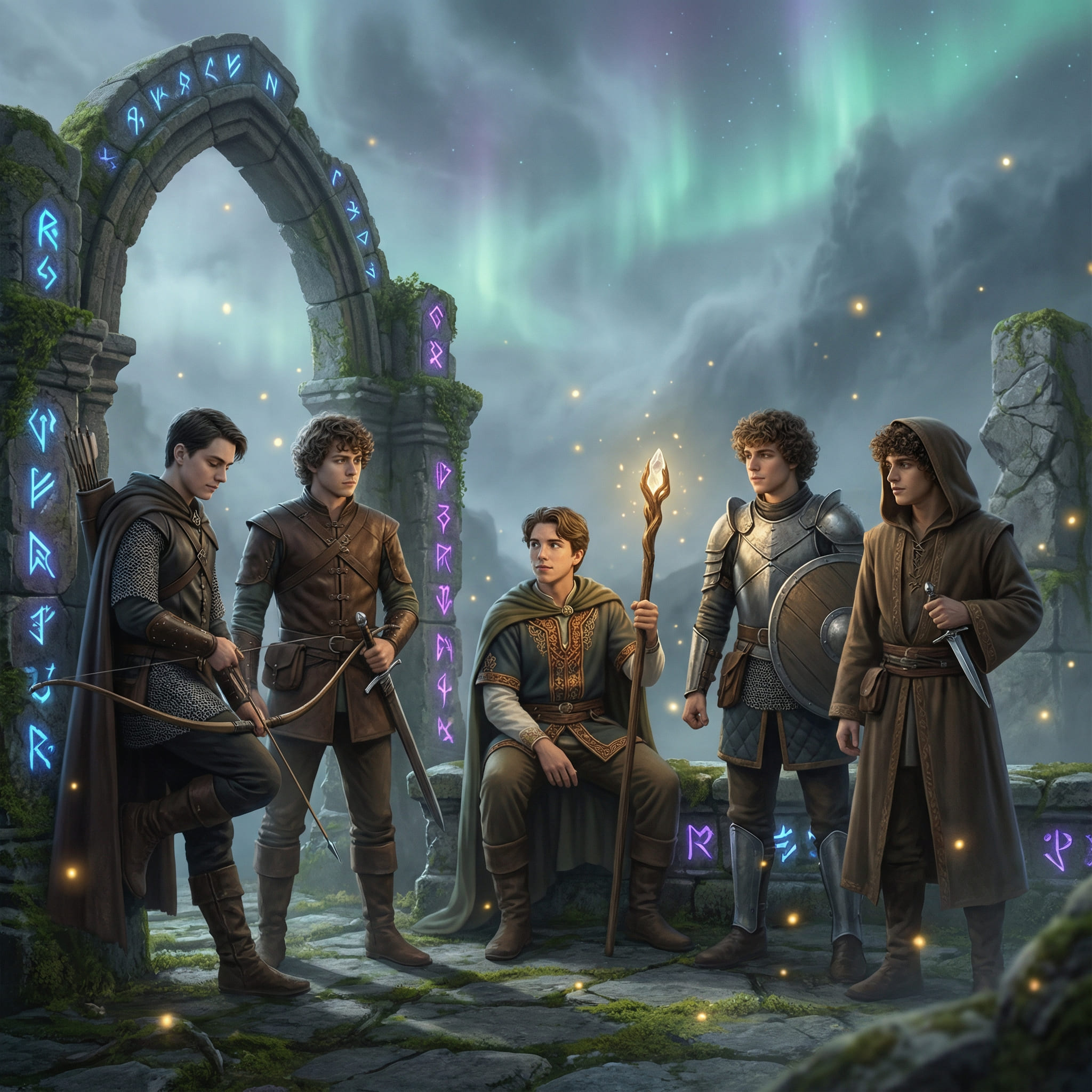 Generated AI Fantasy Group Portrait After