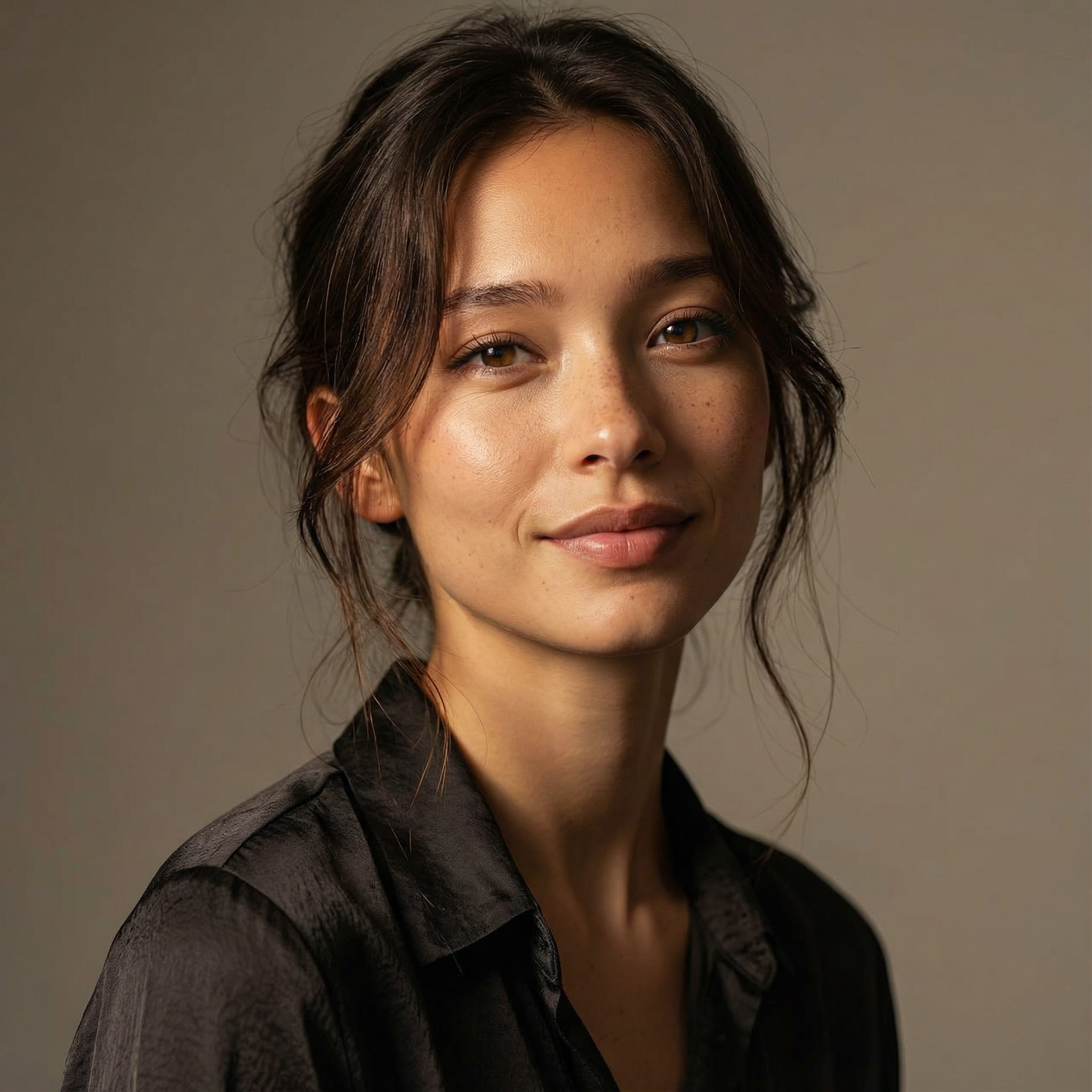 KI-generiertes Modeporträt nachher