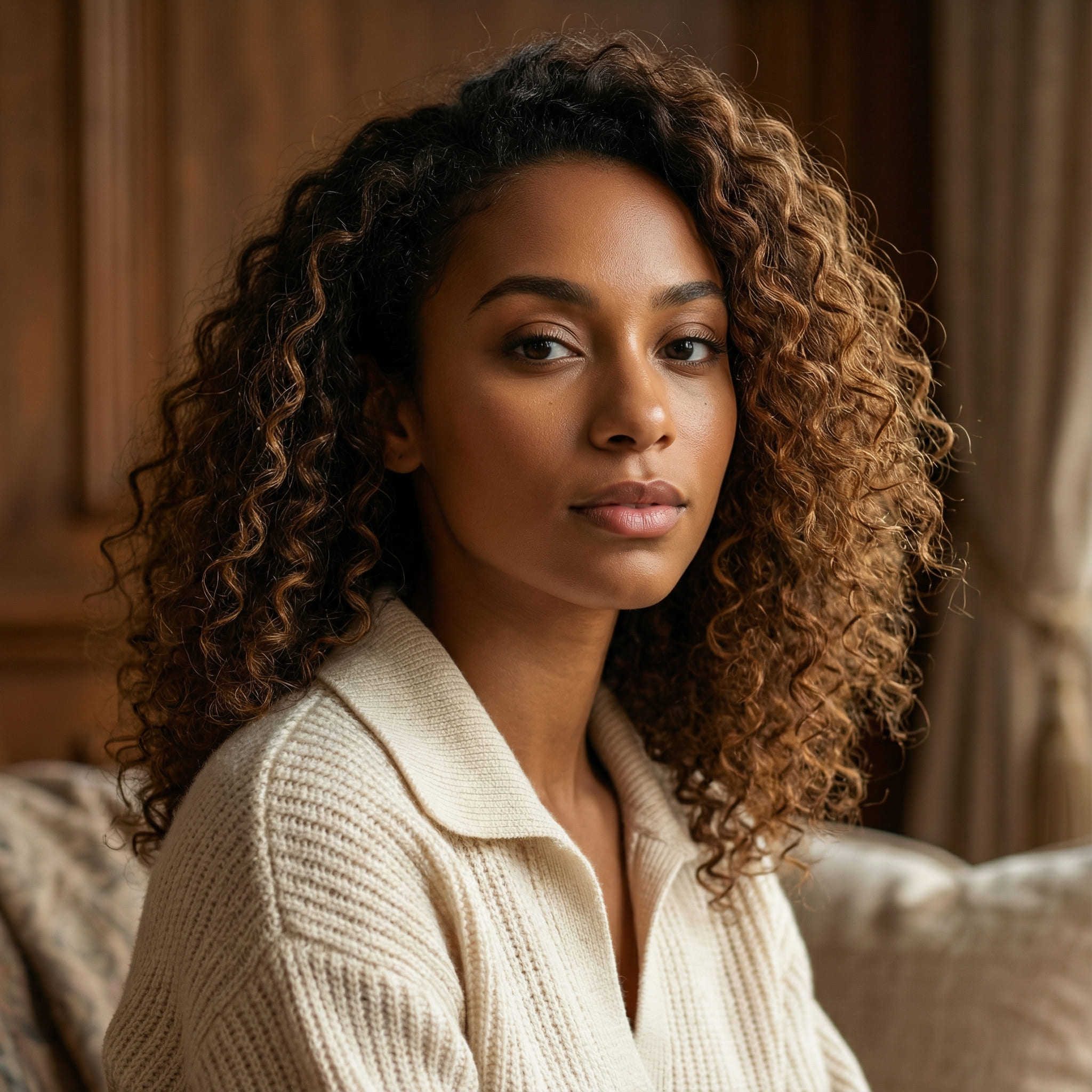 Portrait IA généré après