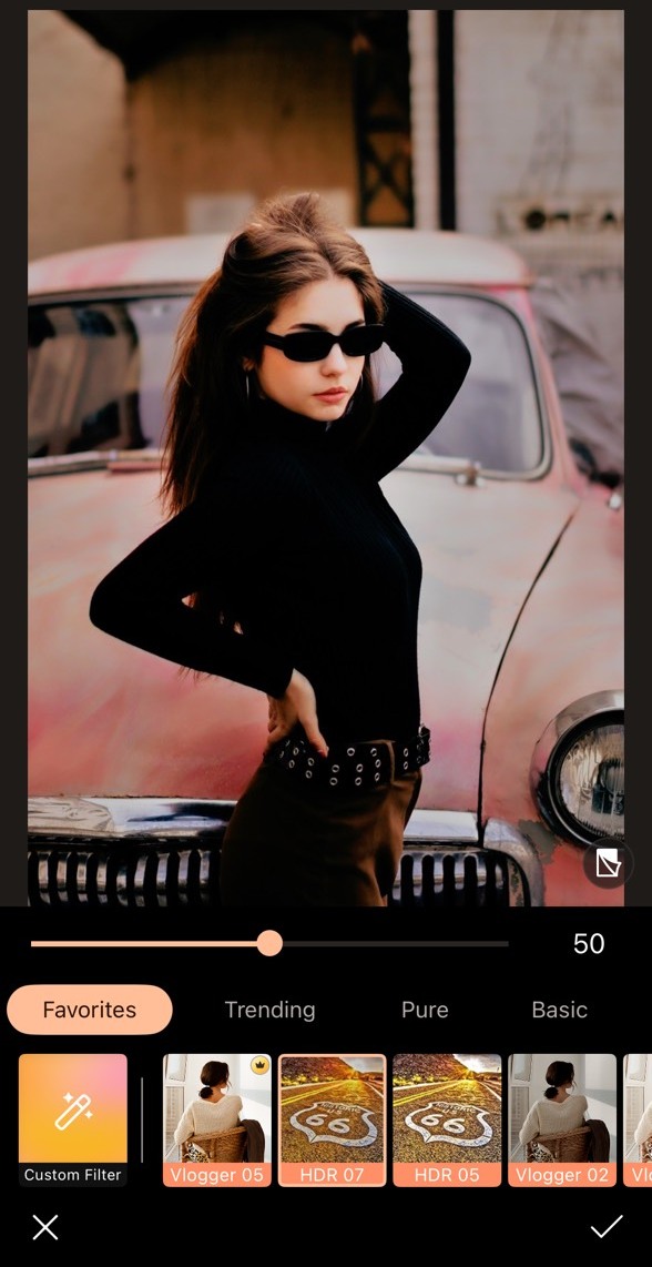 Use Filters from PhotoDirector for IG Posts