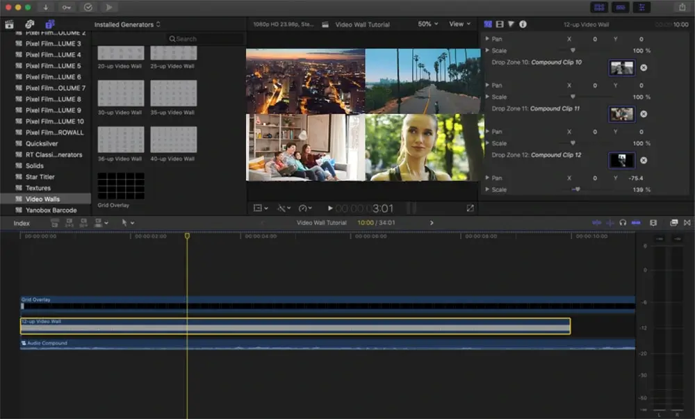 Final cut pro:mac及macbook影片剪輯軟體
