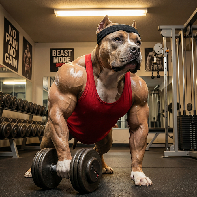 AI Prompts for Pet Portrait-Fitness Gym Session