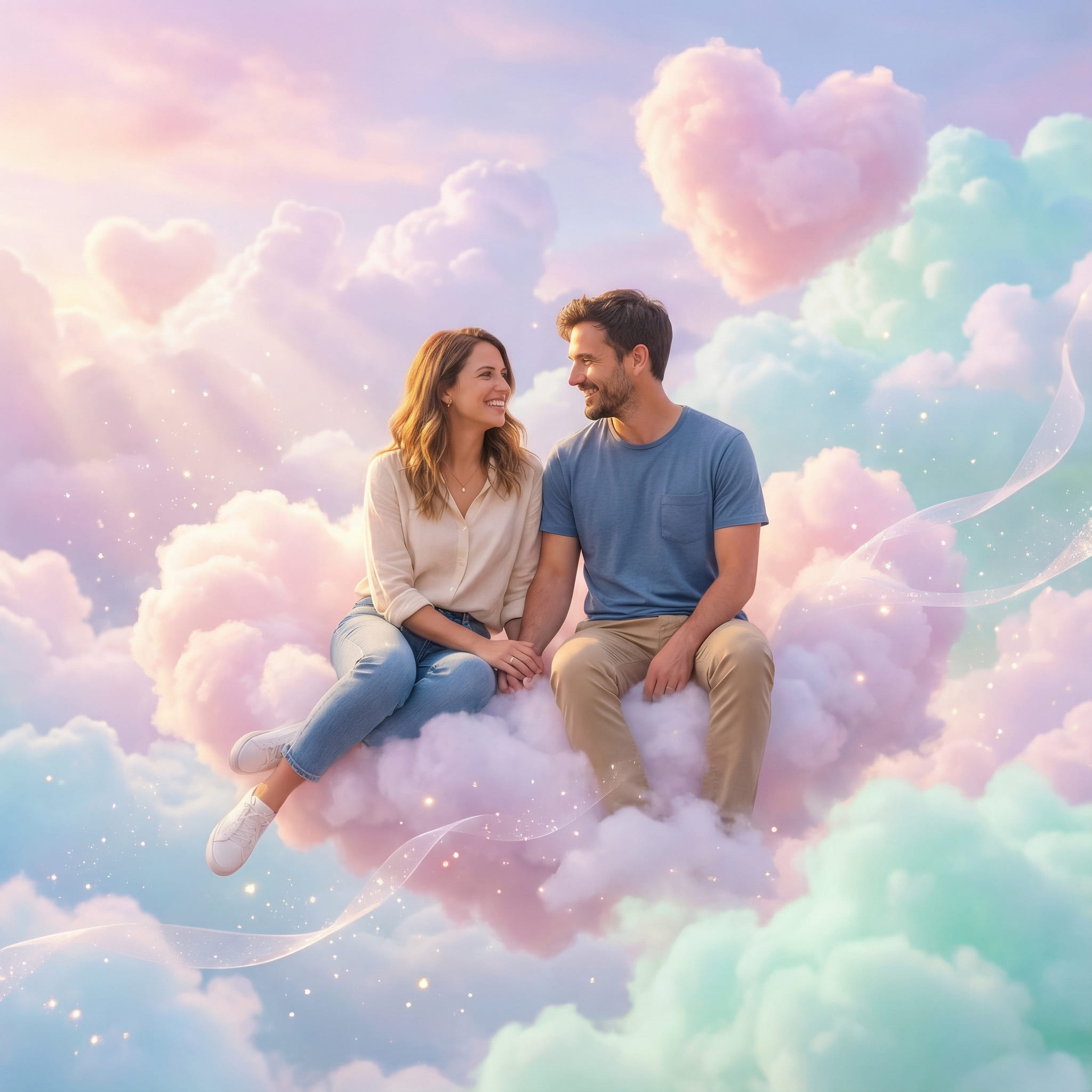 Generated AI Couple Portrait After