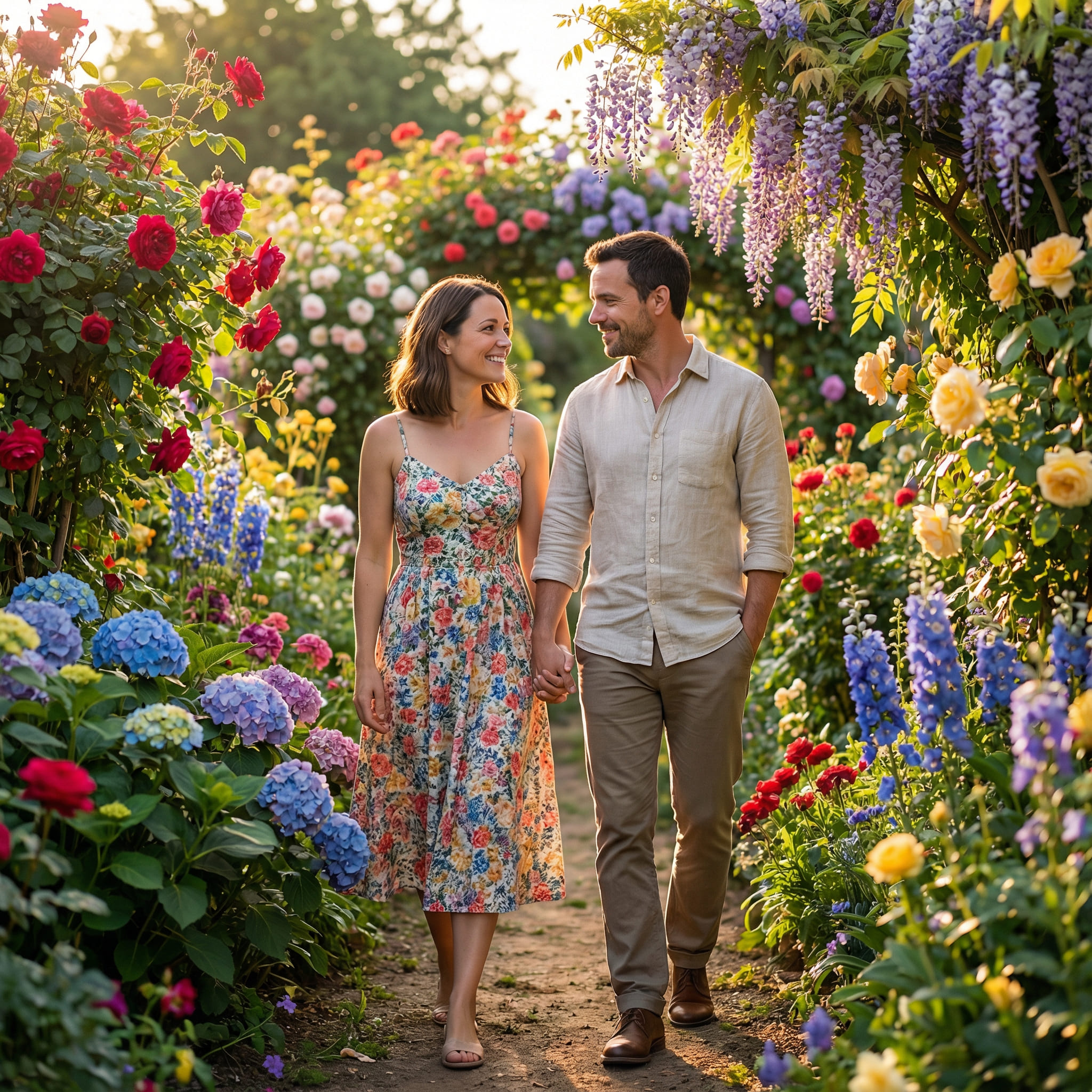 Generated AI Couple Portrait After