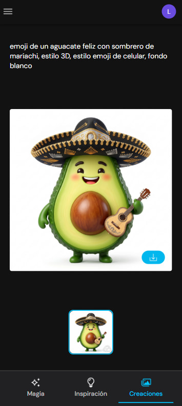 Selección de formato cuadrado para emojis en MyEdit