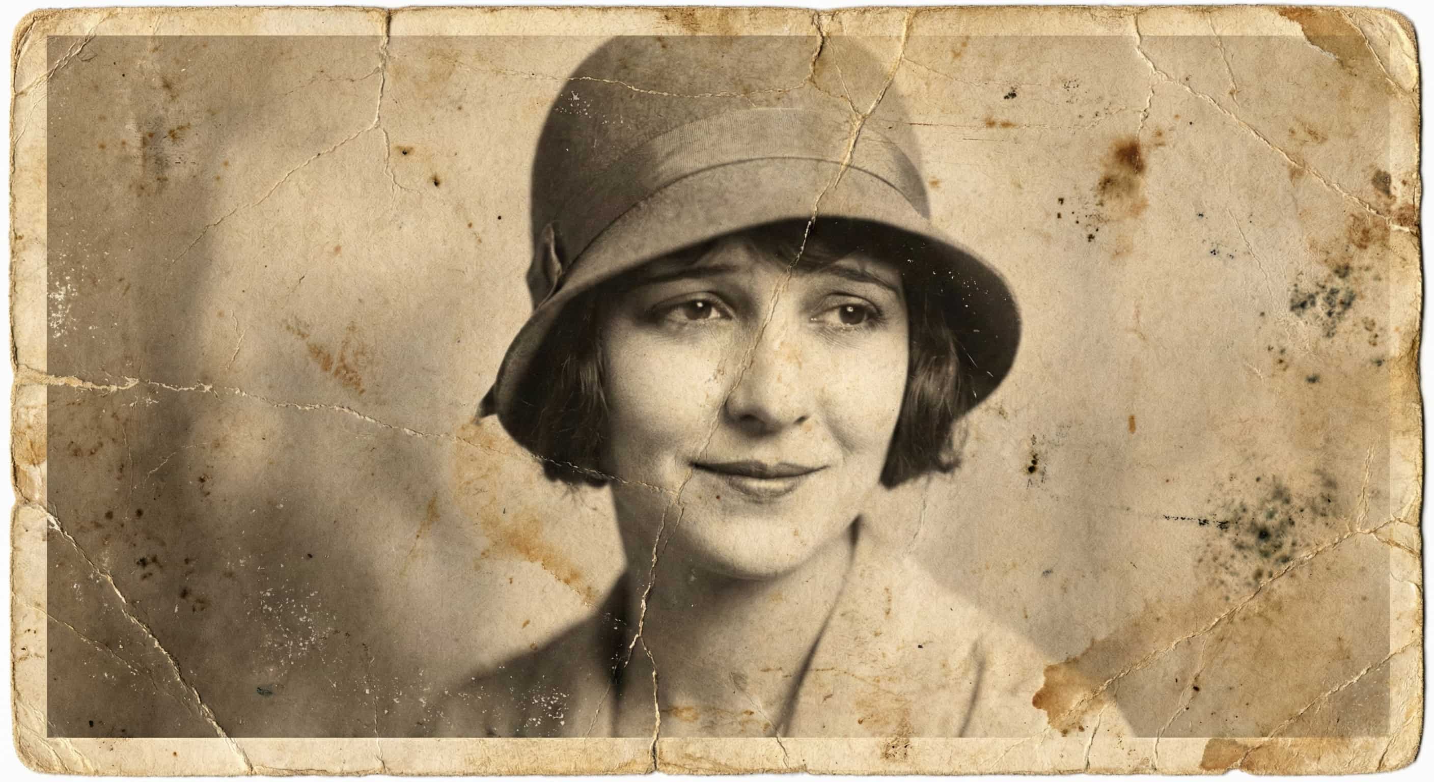 Ejemplo de foto antigua a ser restaurada