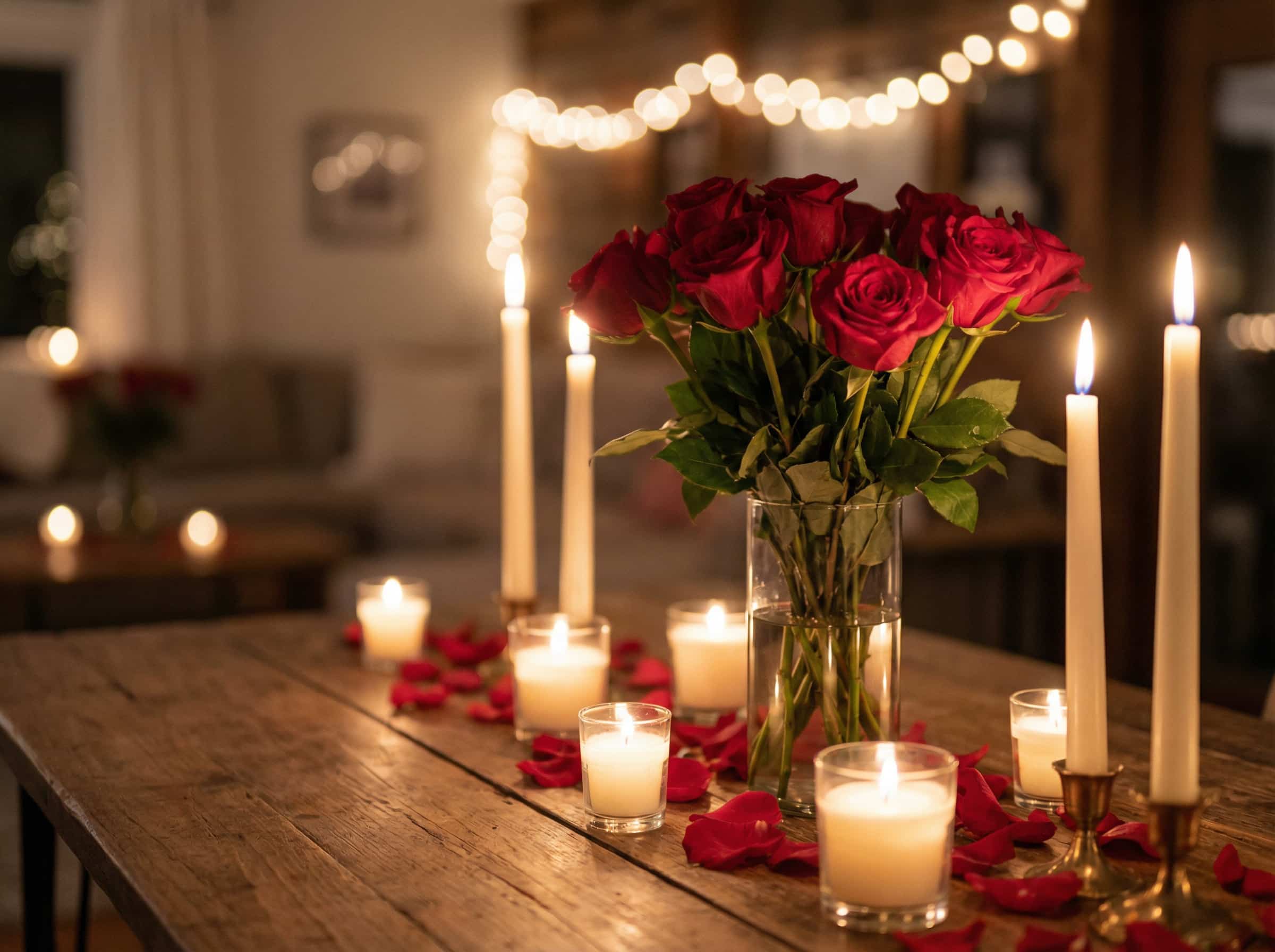 Fotos de San Valentín con look romántico