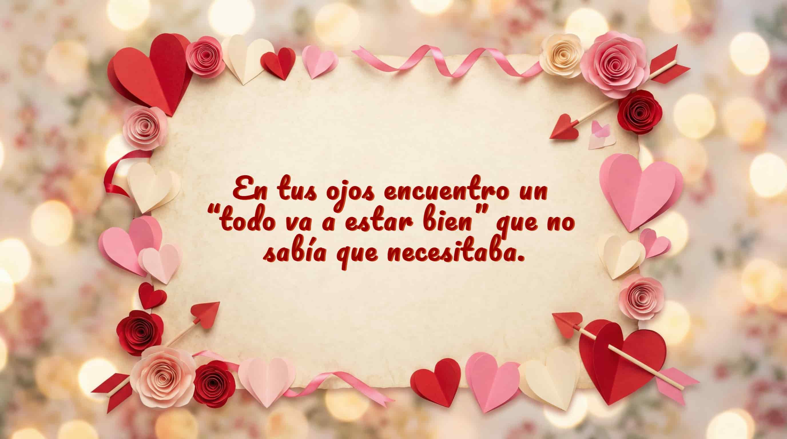 Frase romántica larga