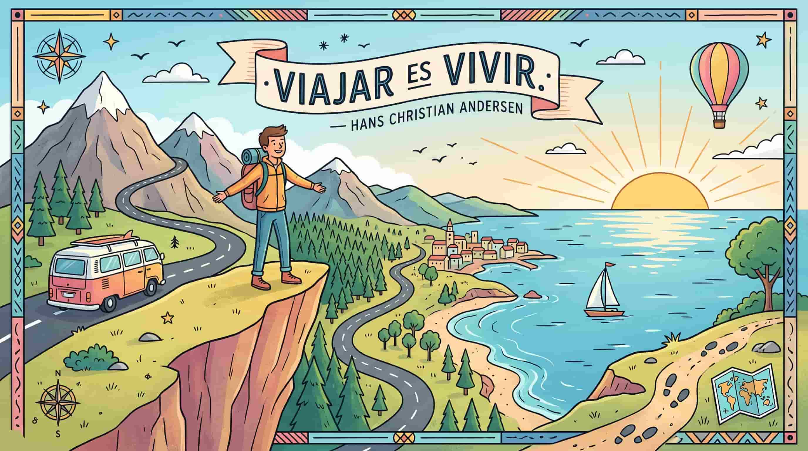 Frases de viaje cortas e inspiradoras en español