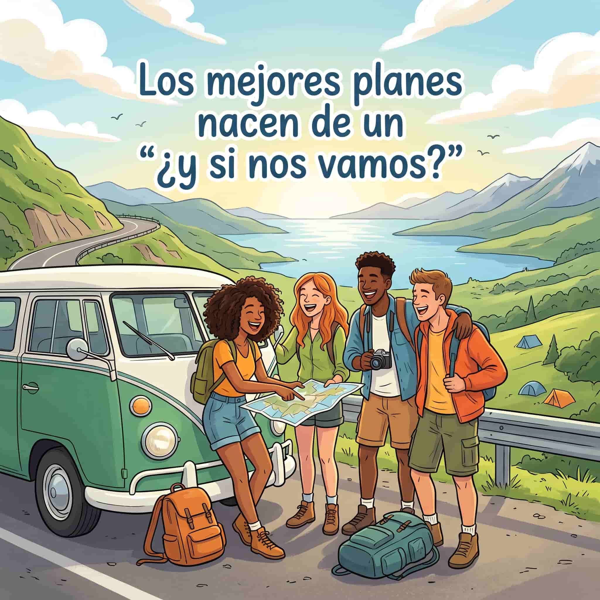 Frases de viaje con amigos