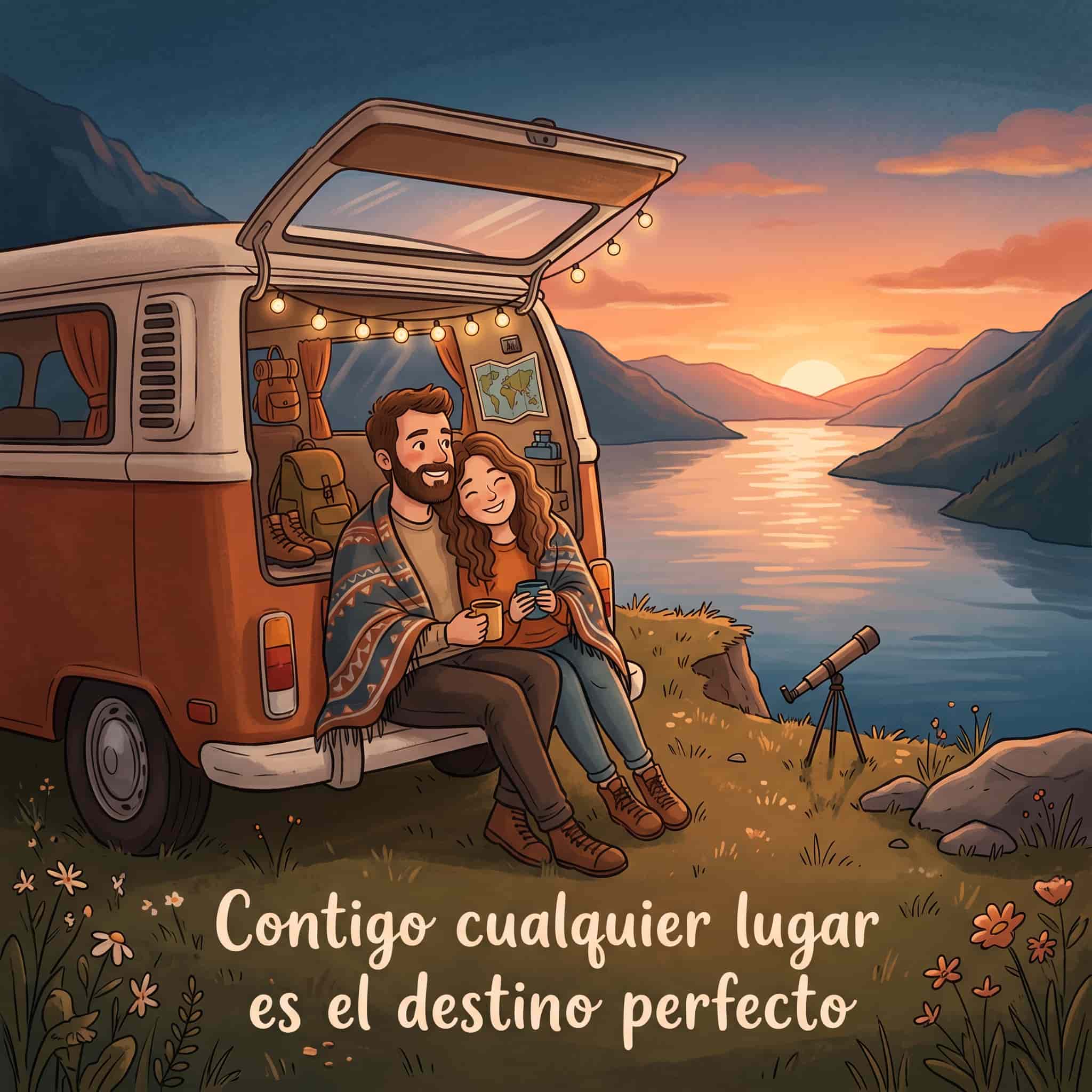 Frases de viaje en pareja
