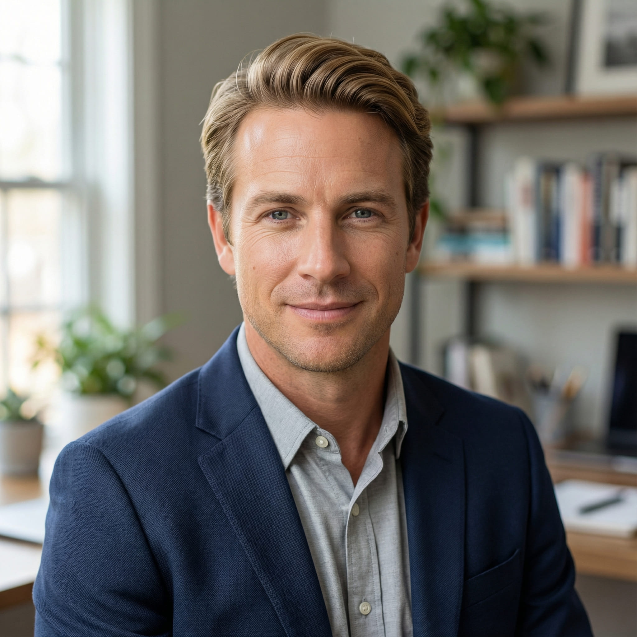 AI-generated headshot of freelancer