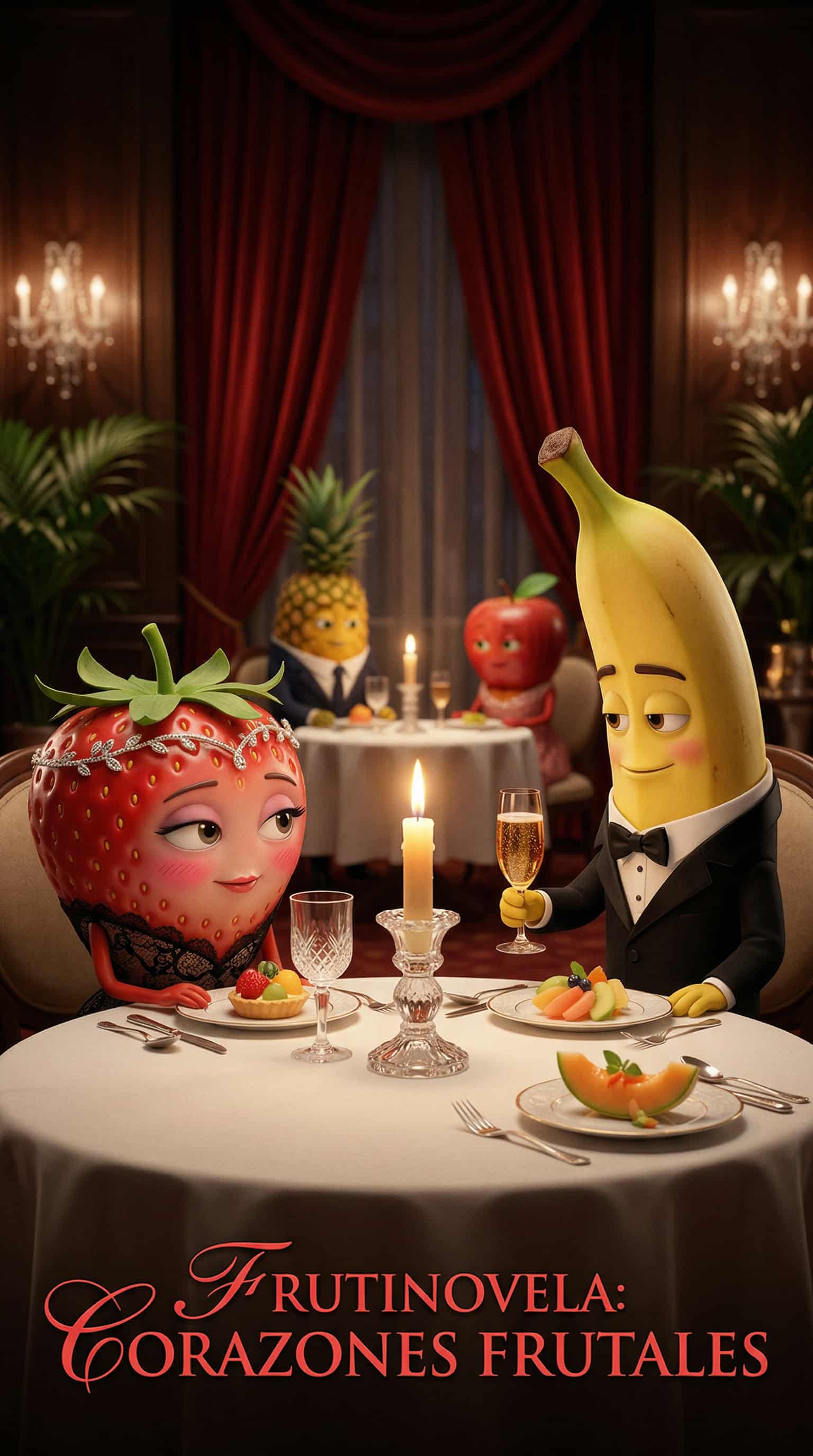 Imagen de frutinovela creada con el generador de imágenes con IA de MyEdit