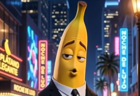 Imagen del plátano infiel