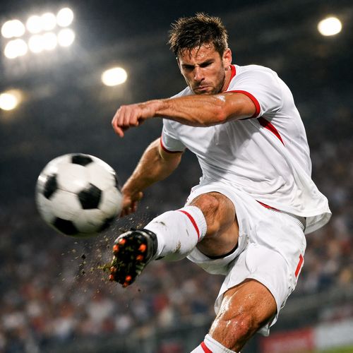 ChatGPT KI-Bild Fussballspieler