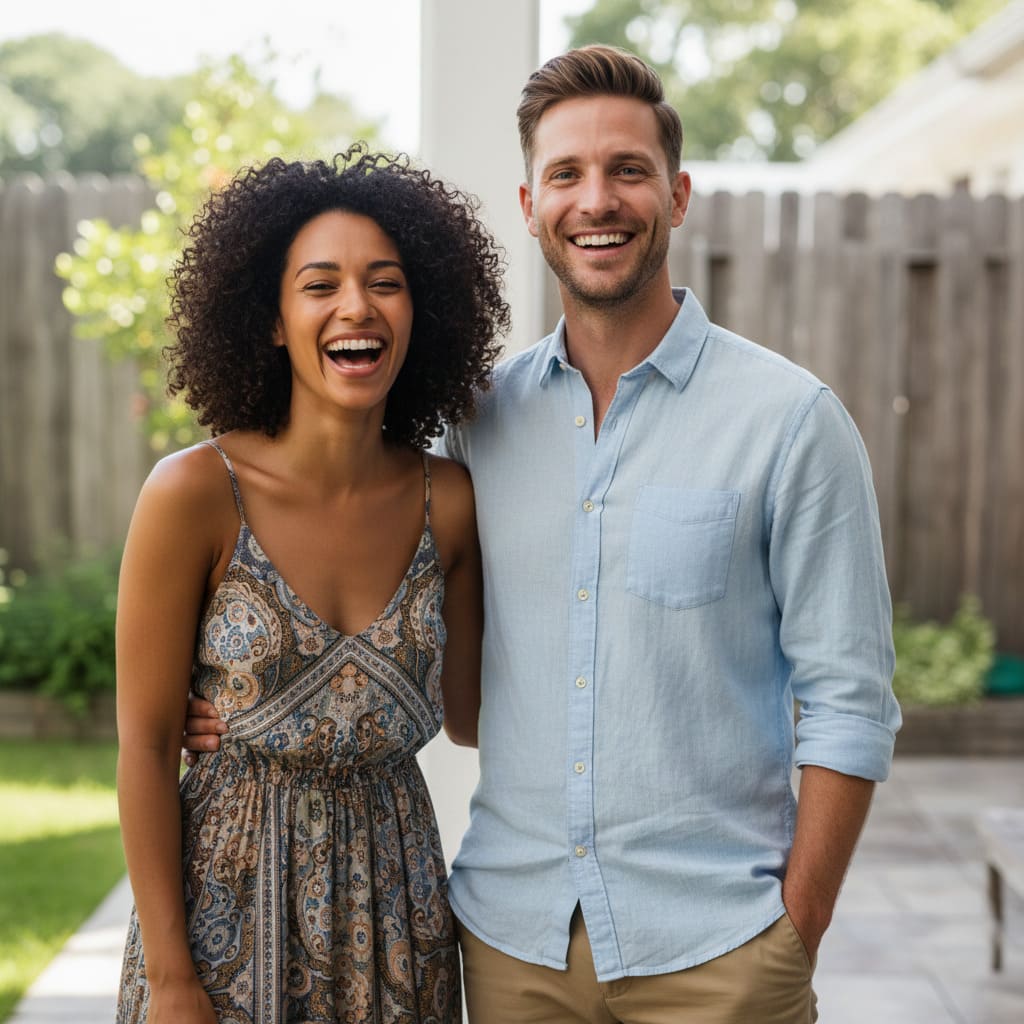 Original idea for Gemini couple portrait prompt