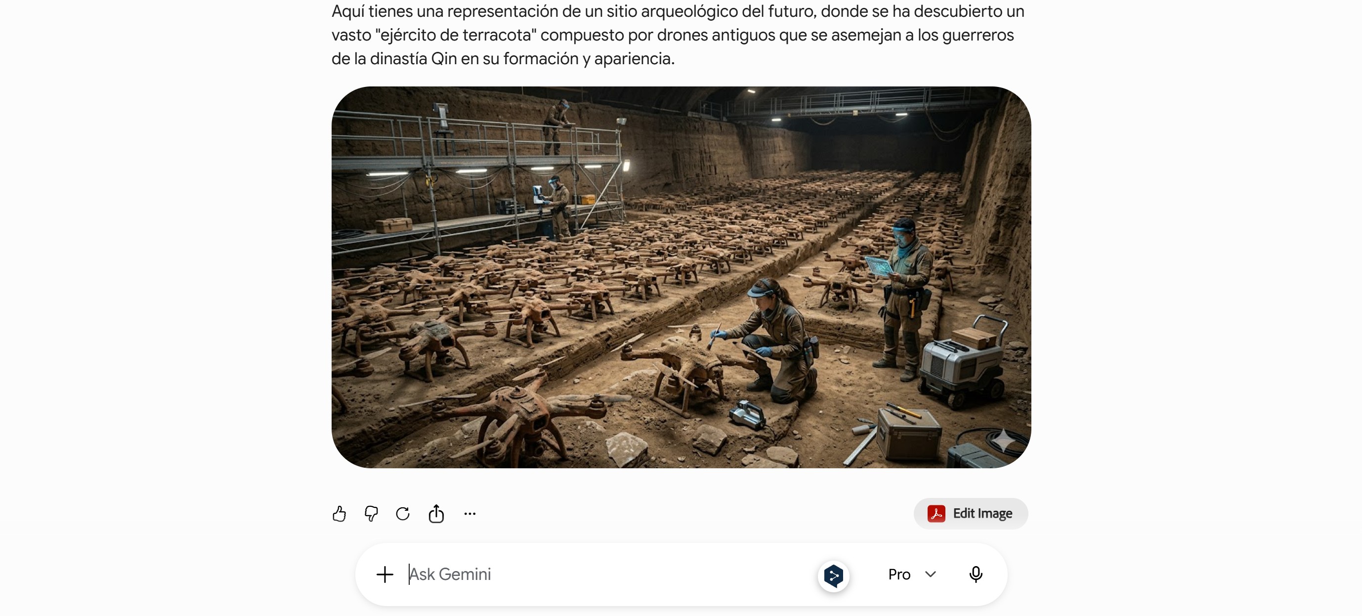 Google Gemini creando imágenes con Nano Banana 2