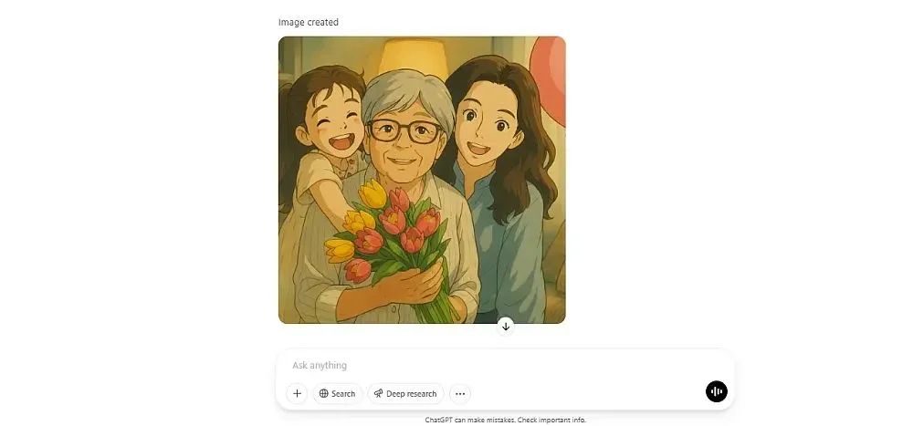 Mit ChatGPT Bilder im Ghibli-Stil verwandeln.