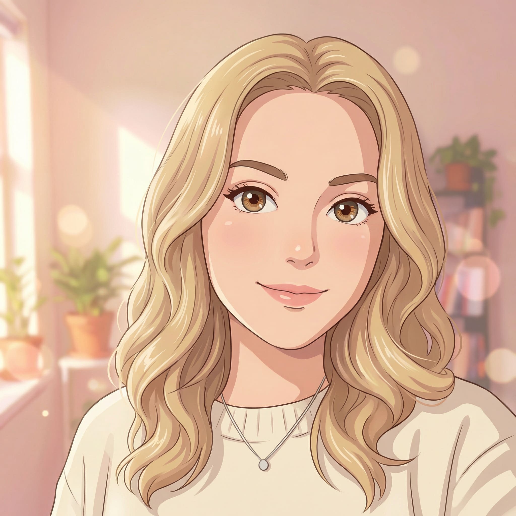 Portrait transformed into Studio Ghibli style anime illustration