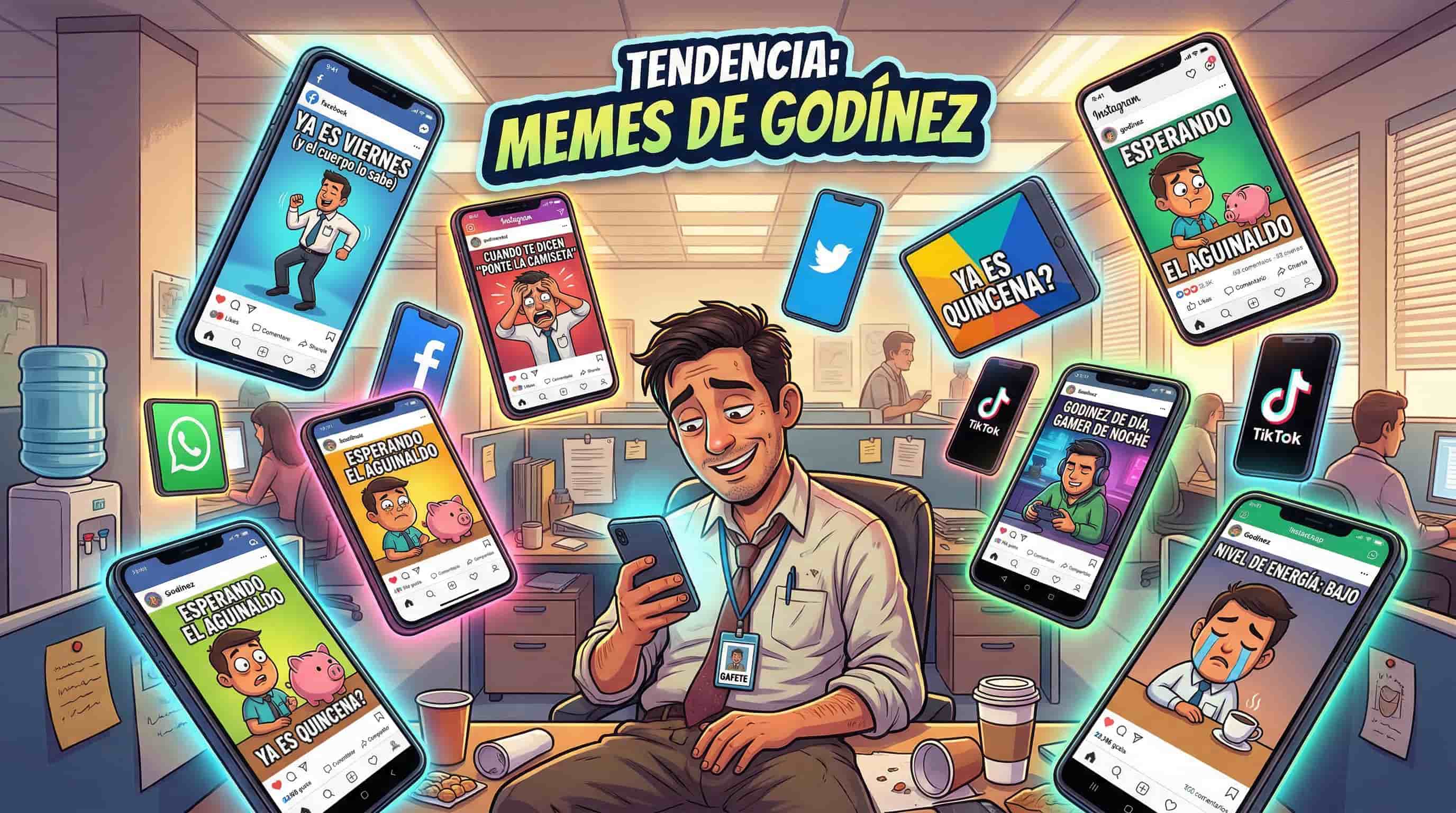 Imagen sobre memes godinez creada con MyEdit