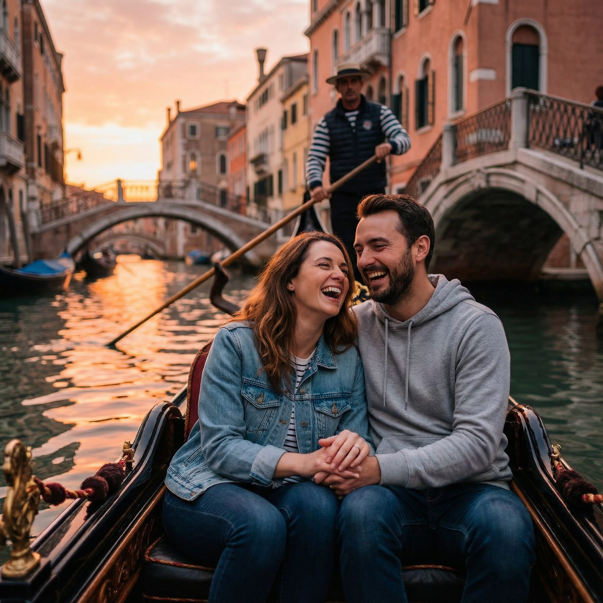 Generated AI Couple Portrait After