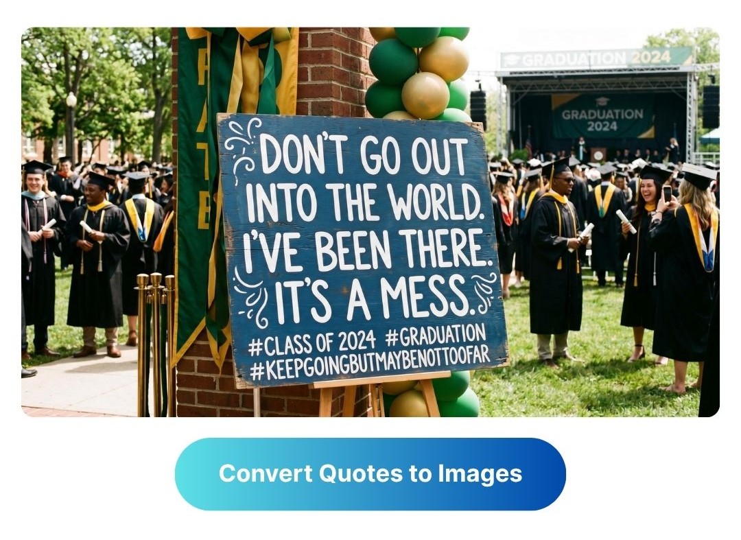  64 Funny Graduation Quotes for 2025 & Fun Ideas for Yearbook Photo