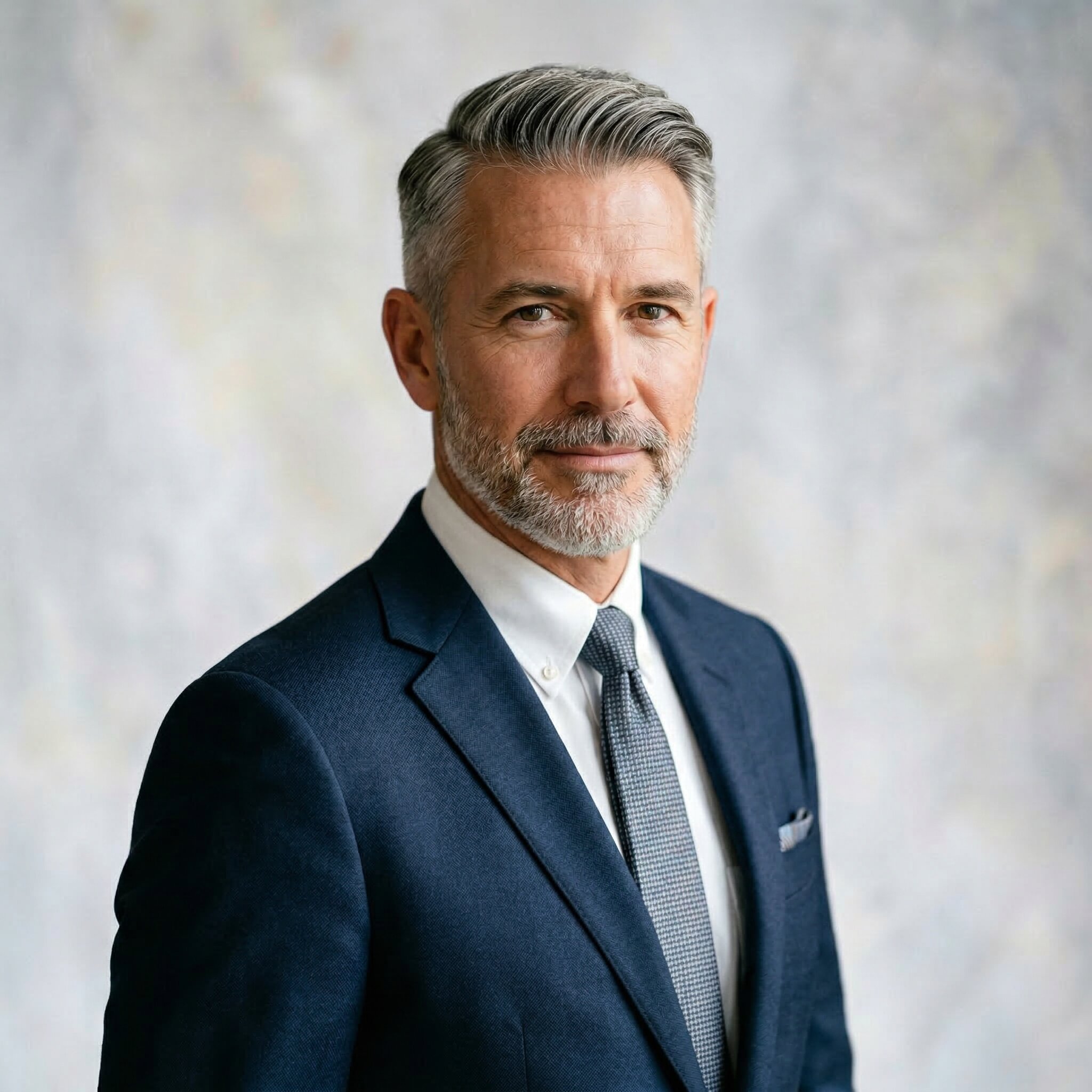 Ivy League Grey Haircut