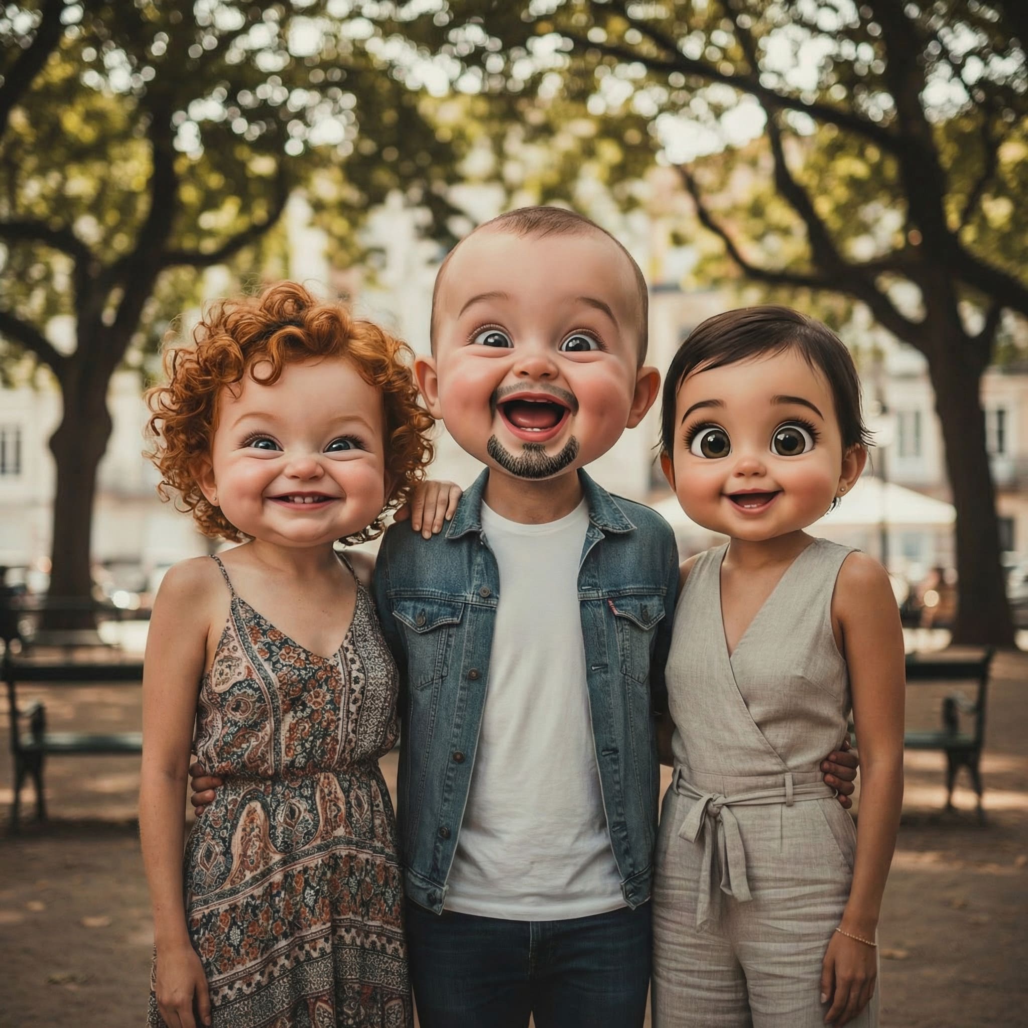 Generated AI Group Photo After