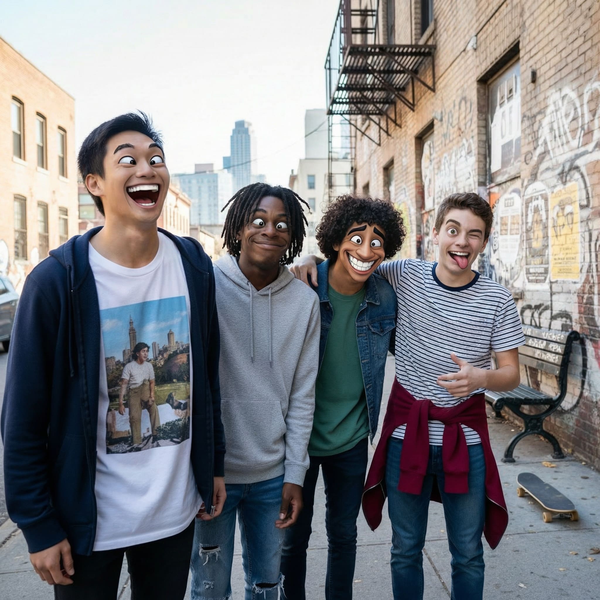 Generated AI Group Photo After