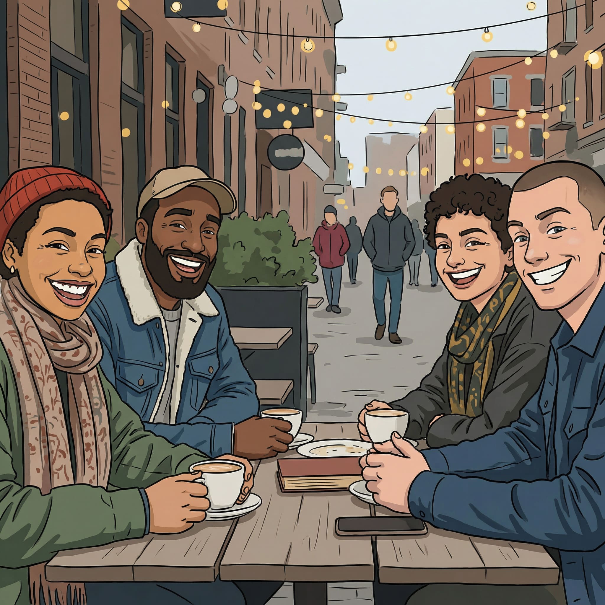 Generated AI Group Photo After